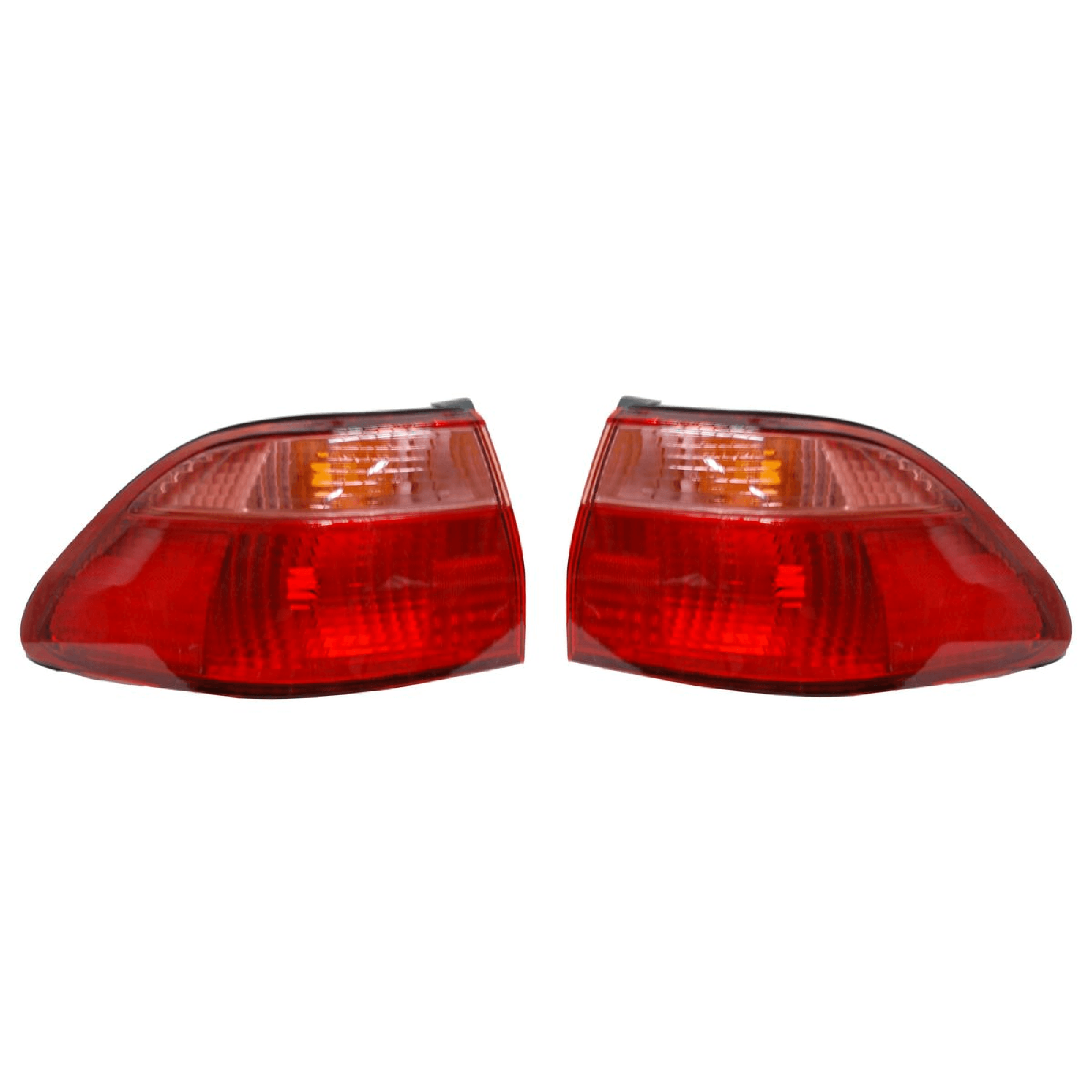 Par Calaveras Honda Accord 1998-2000 4P Rojo/Blanco Exterior Sin Arnes