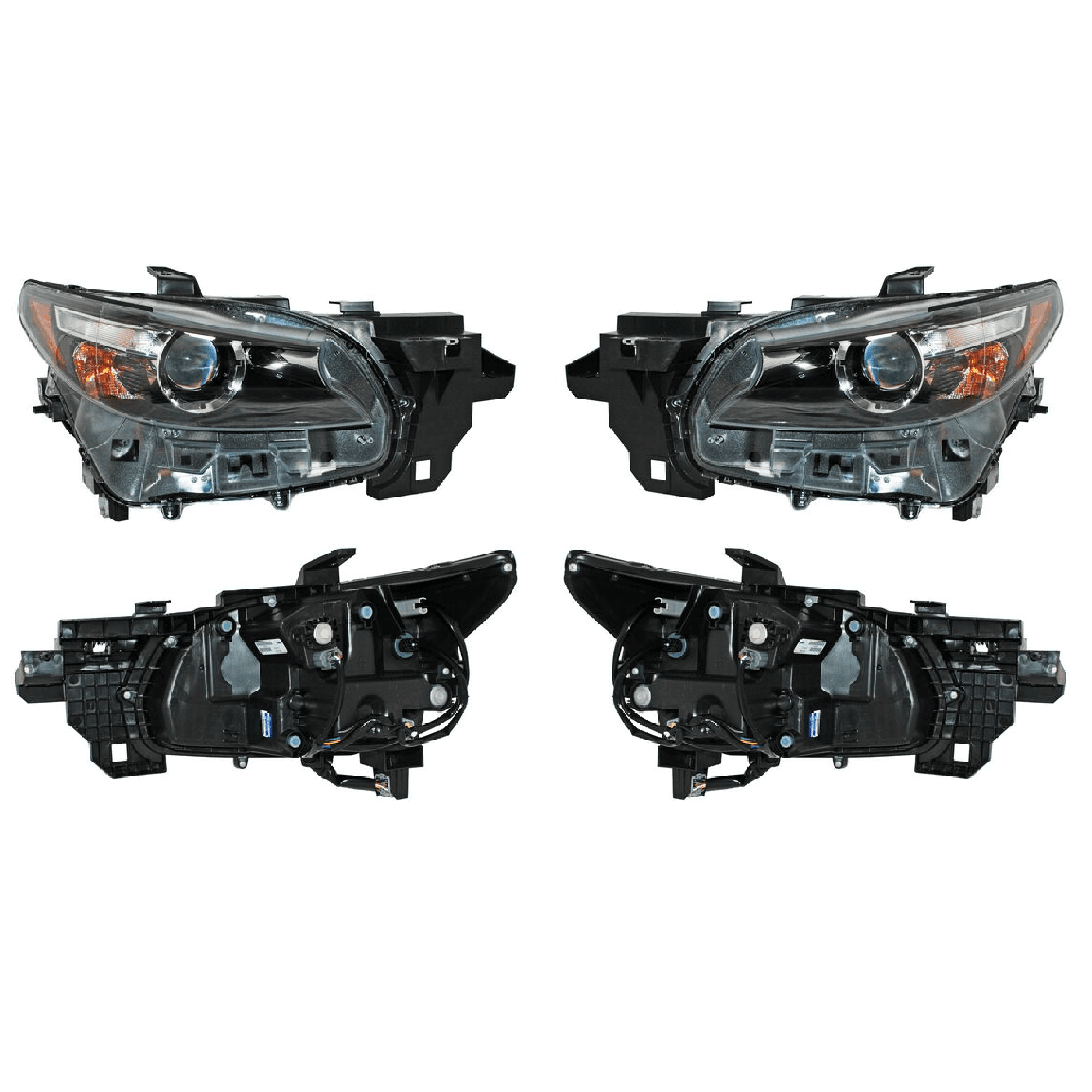 Par Faros Mazda Cx9 2016-2018 Electrico Con Motor