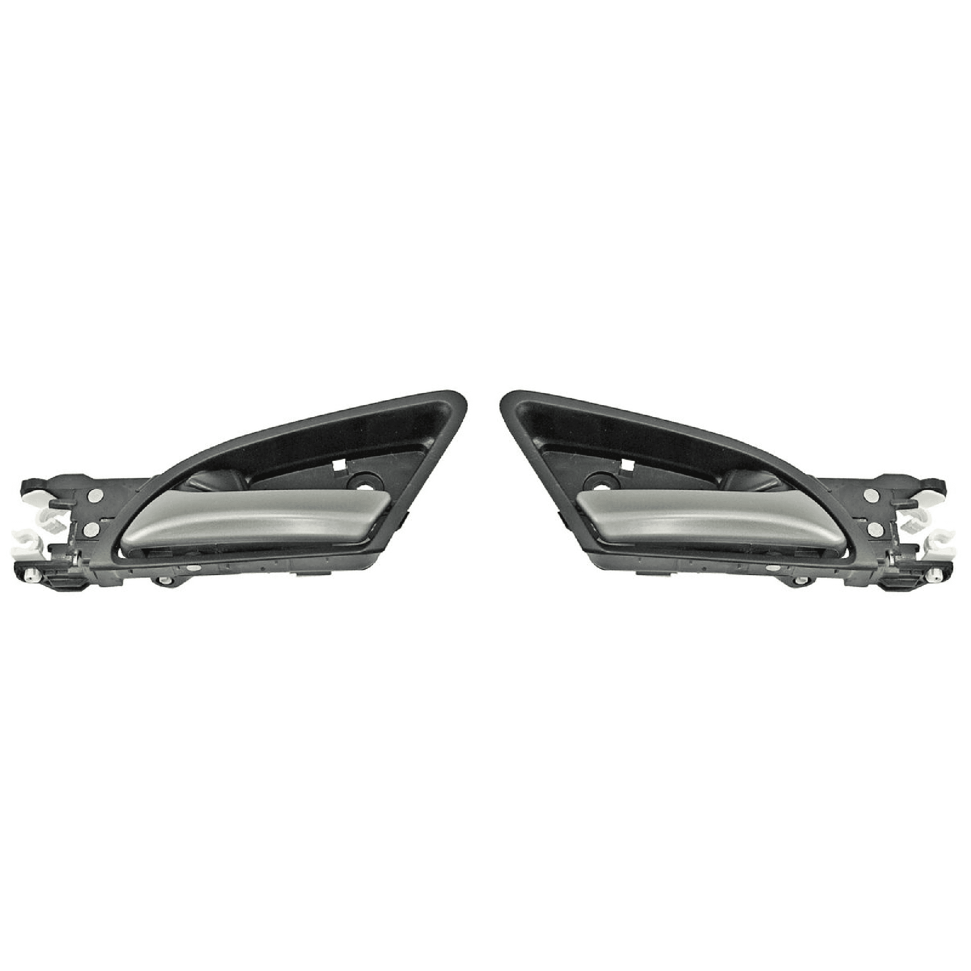 Par Manijas Interiores Honda Accord 2008-2012 coupe/sedan/ Accord Crosstour 2010-2012 Negra/ Plata Delantera/ Trasera Plastico