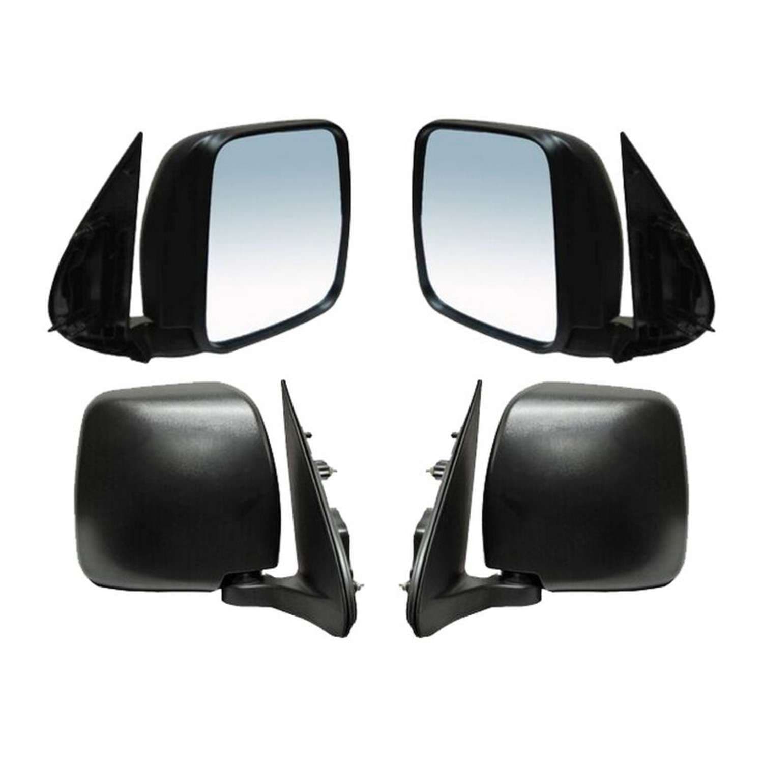 Par Espejos Toyota Hiace 2006-2019 Sin Control Negro