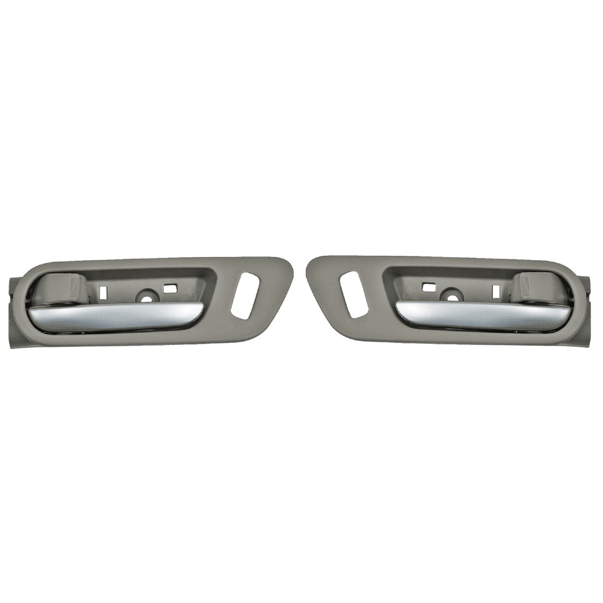 Par Manijas Interiores Mazda Cx9 2007-2015 Plastico Beige/ Plata Delantera