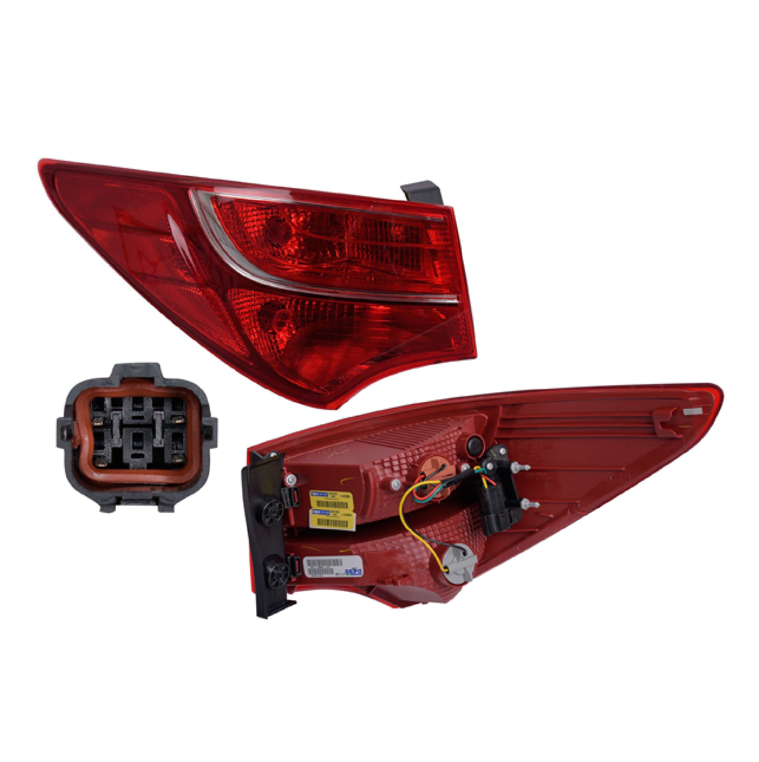 Calavera Exterior P/Hyundai Santa Fe Sport 2013-2016 Depo Izquierda
