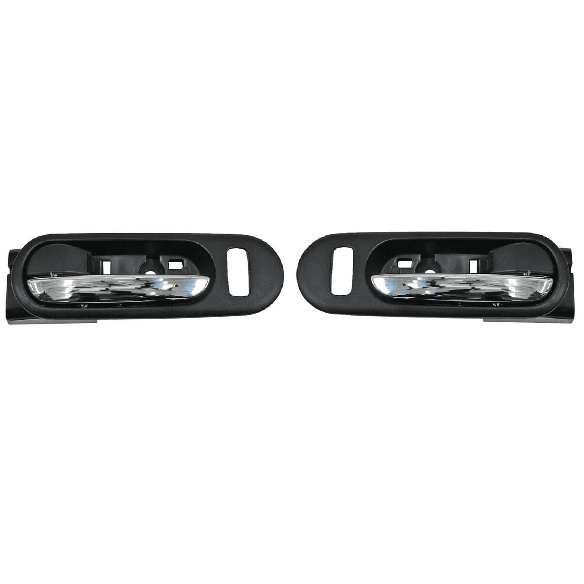 Par Manijas Interiores Mazda Cx7 2007-2012 Plastico Negra/ Cromo Delantera