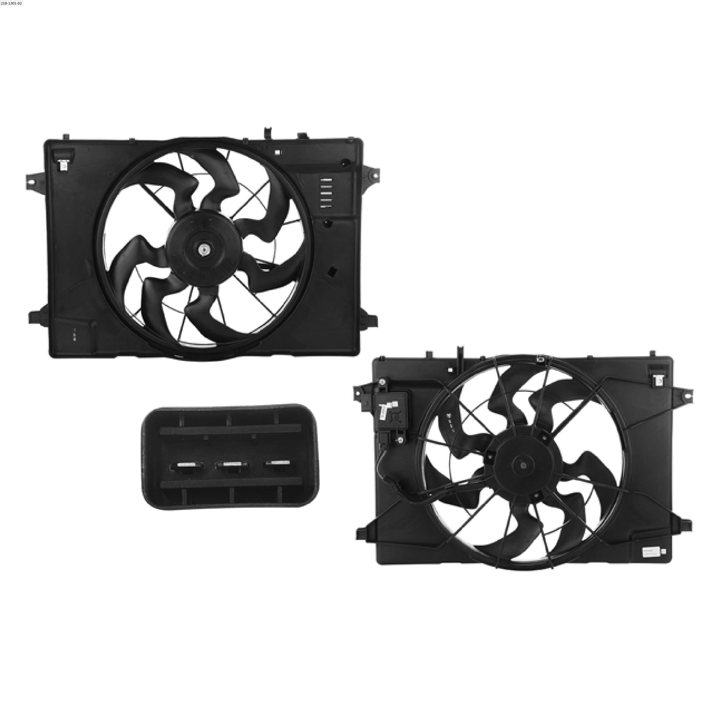 Motoventilador 3 Pines P/Hyundai Ioniq 2017-2020 / P/Kia Niro 1.6L 2017-2022