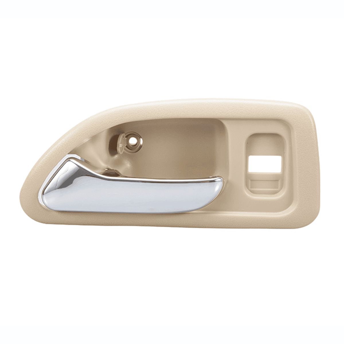 Manija Interior Honda Accord 4P Sedan 1994-1997 Con Hoyo Para Seguro Beige/Cromada Plastico Izquierdo Delantera Hushan