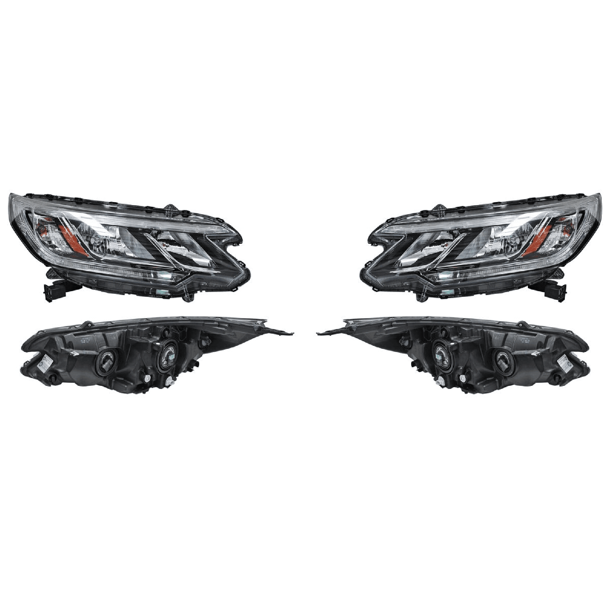 Par Faros Honda Crv 2015-2016 Con Luz de dia