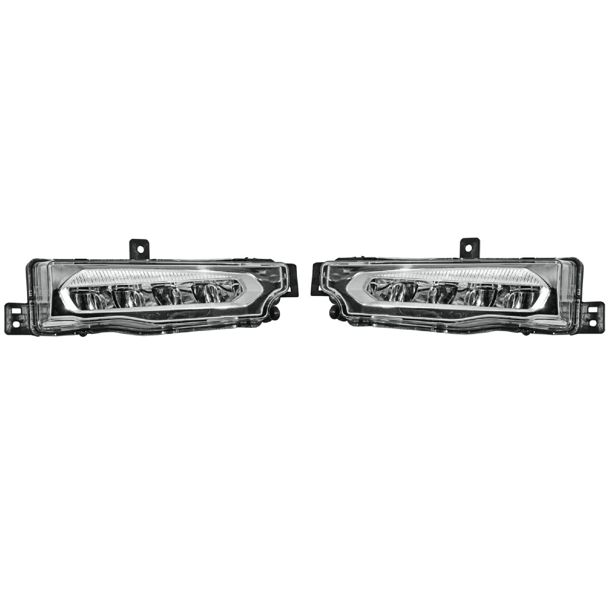Par Faros Niebla Bmw X3 2018-2019 Leds Fondo Cromado