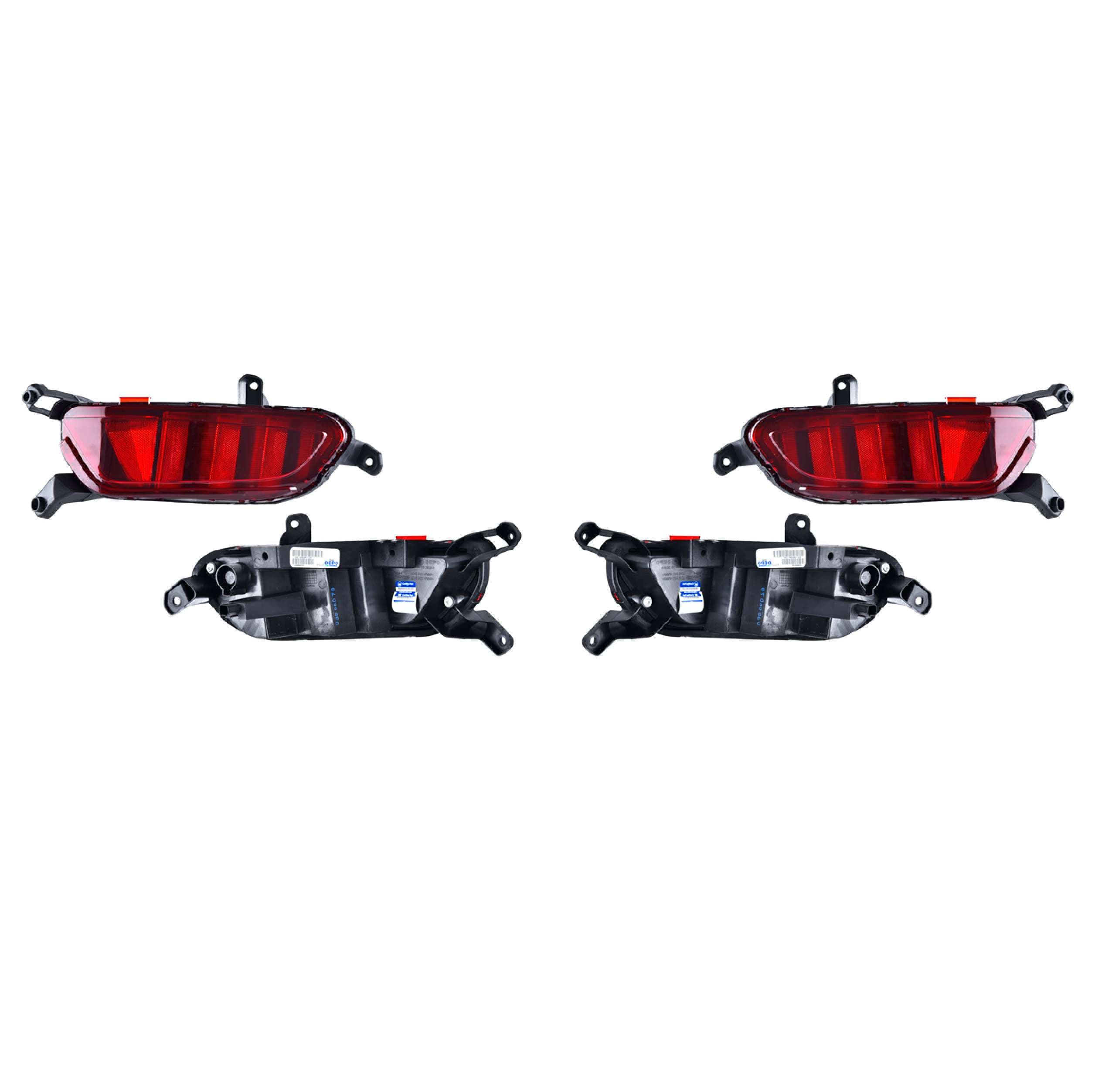 Par Cuartos Reflejante Traseros Mazda Cx-3  2016-2023 Depo