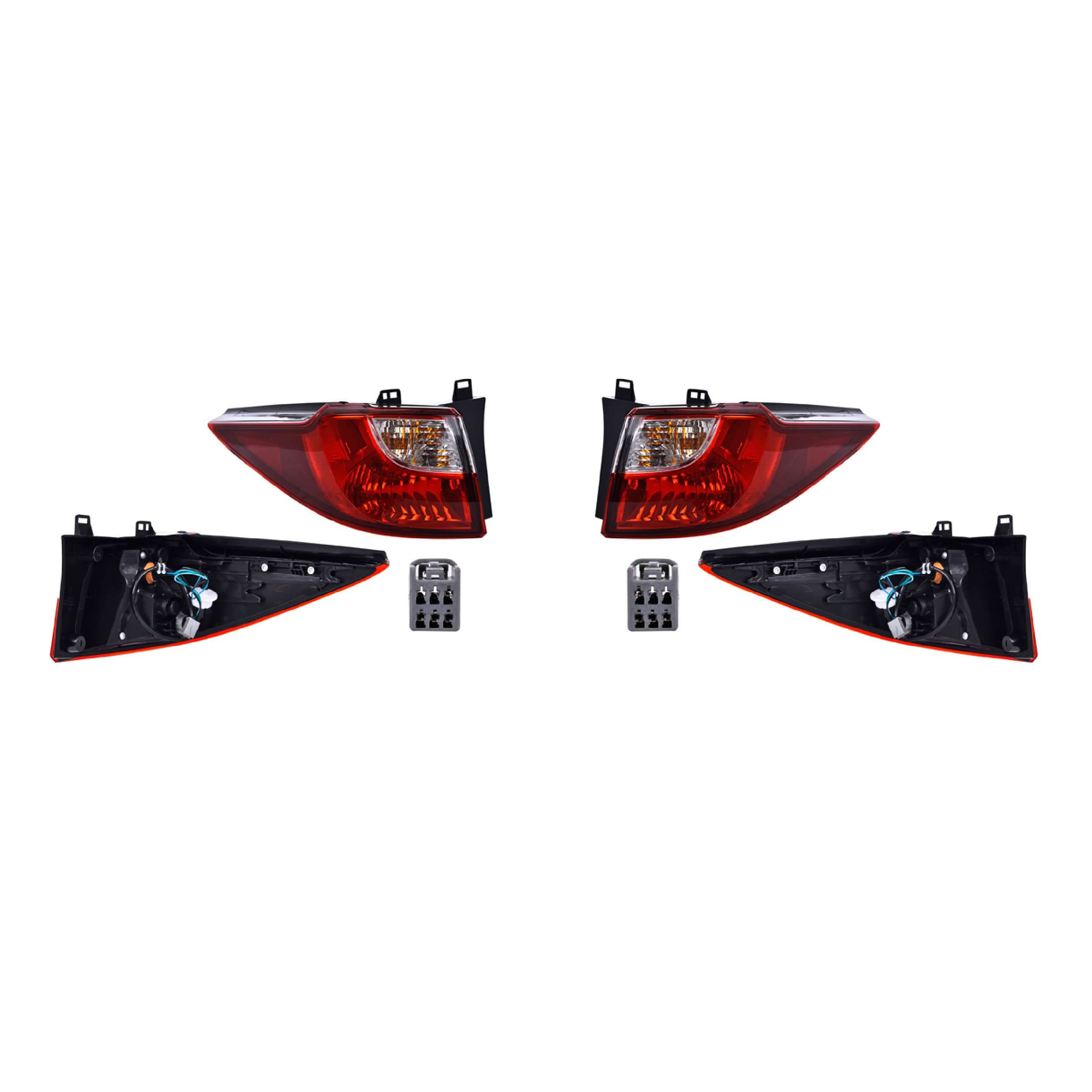 Par Calaveras Exteriores Mazda 5 2012-2015 Depo