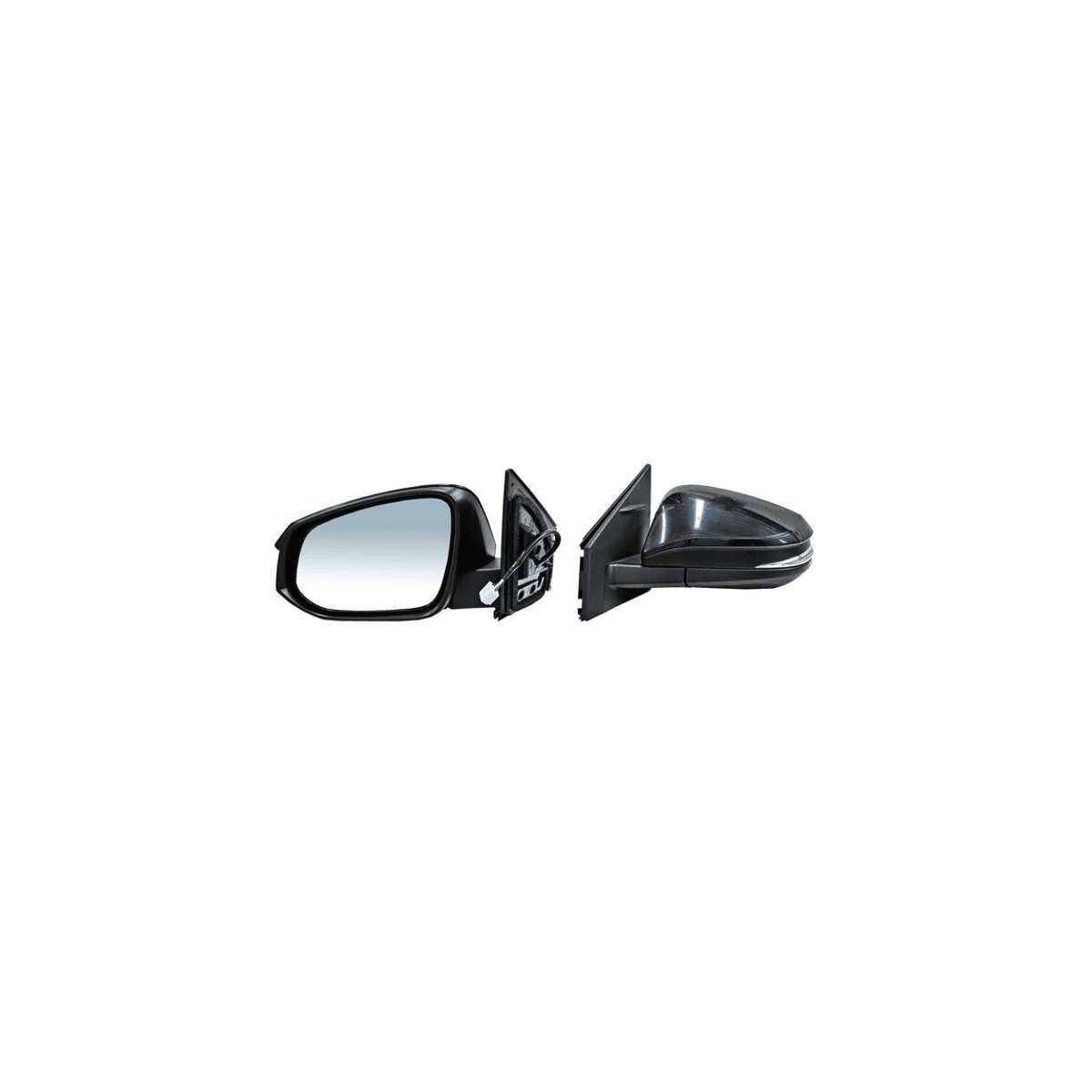 Espejo Toyota Rav4 2013-2018 Electrico Con Direccional Para Pintar Con Desempañante Izquierdo