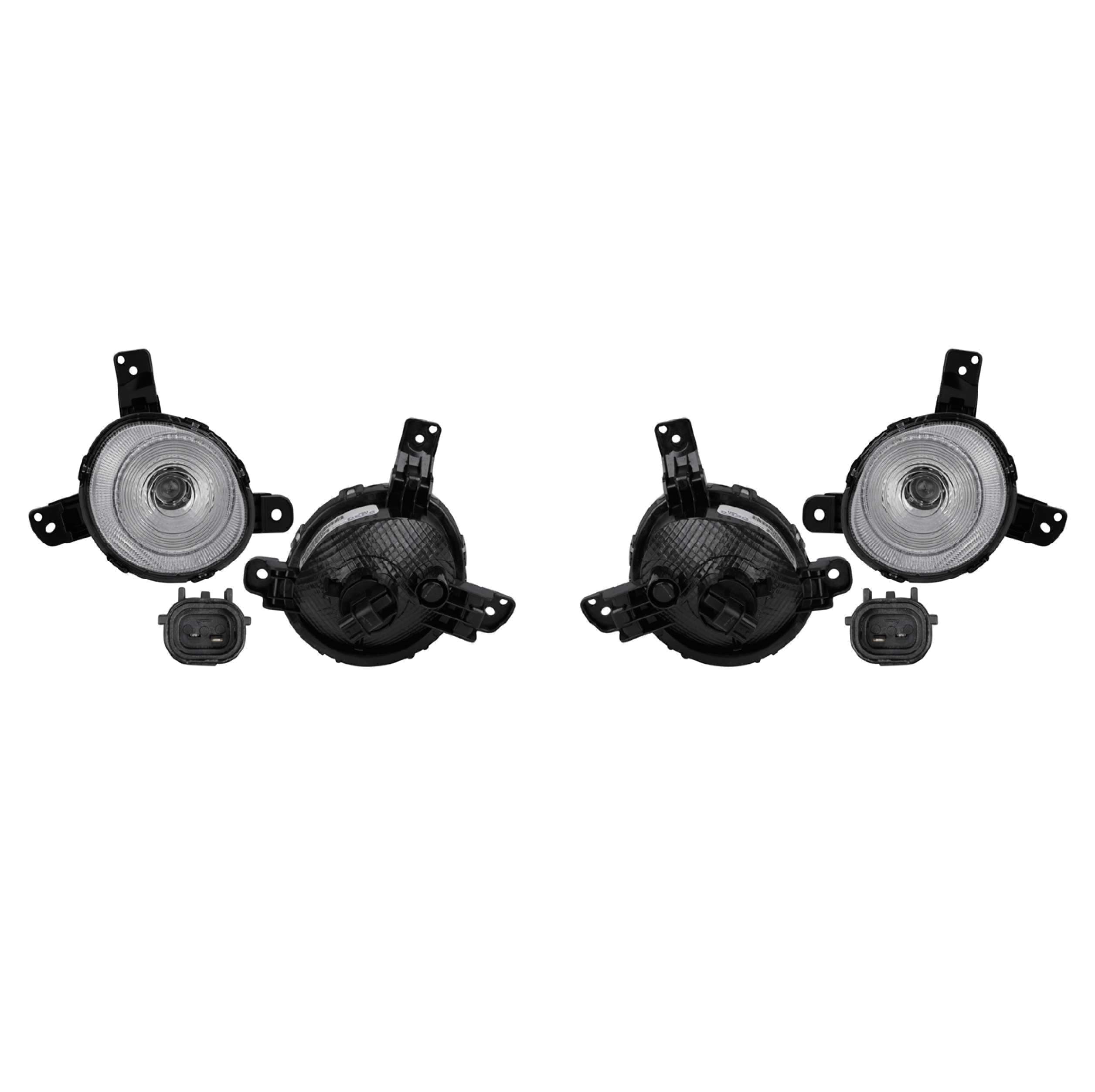 Par Cuartos Frontal P/Kia Forte Redondo Con Luz Dia 2019-2021 Depo