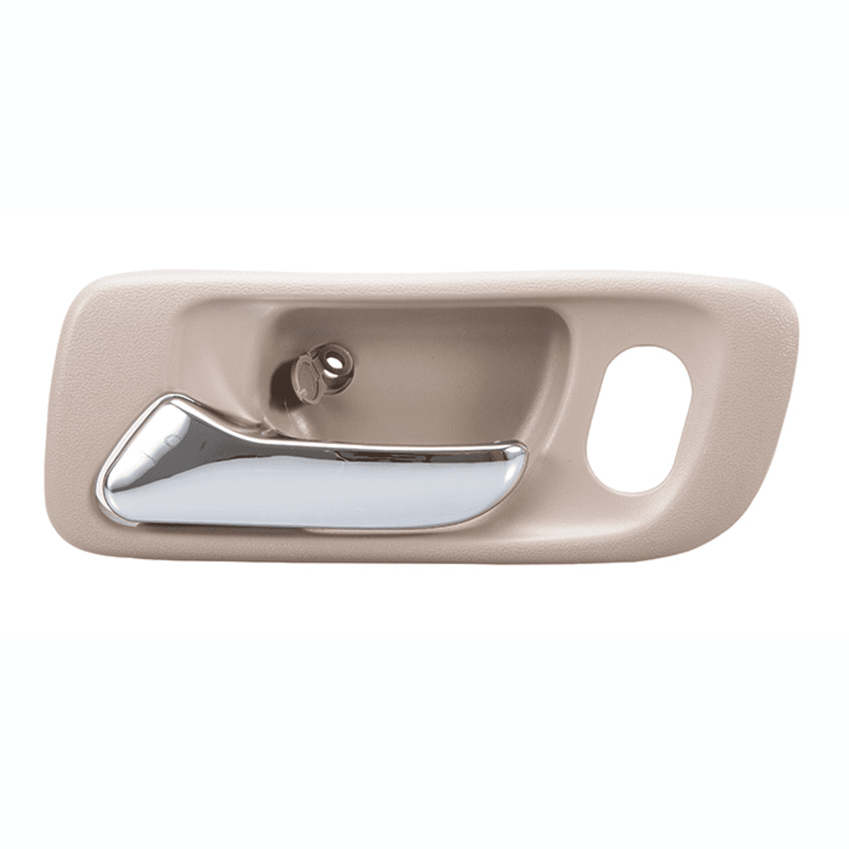 Manija Interior Honda Accord 4P Sedan 1998-2002 Con Hoyo Para Seguro Beige/Cromada Plastico Izquierdo Delantera Hushan
