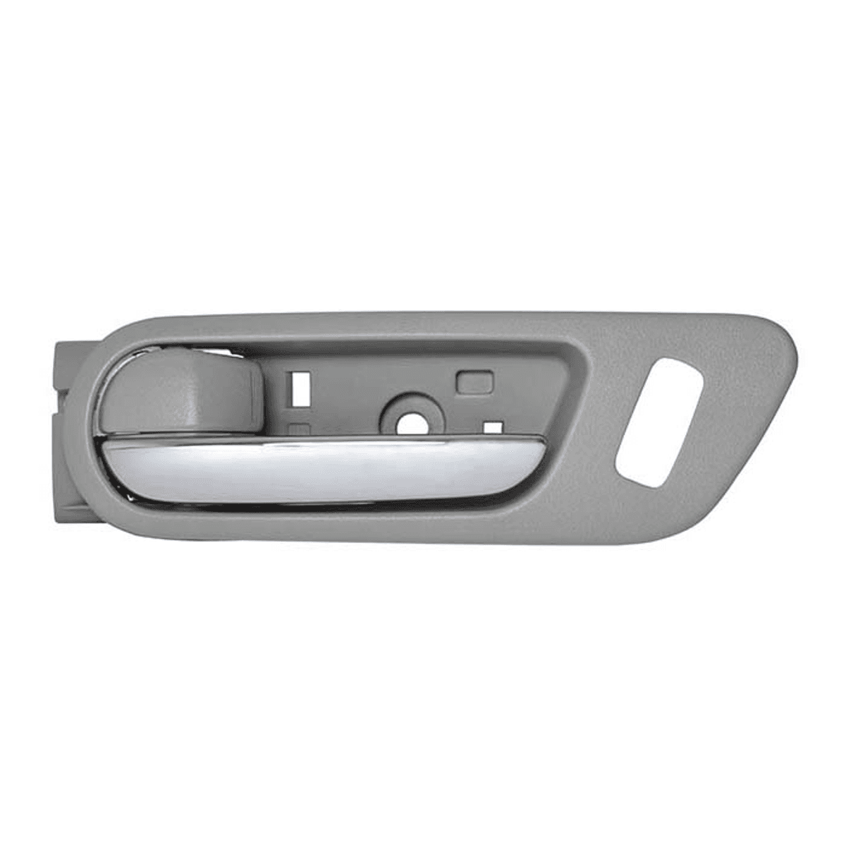 Manija Interior Mazda 6 2009-2013 Con Hoyo Para Seguro Gris/Cromo Plastico Izquierdo Delantera Hushan