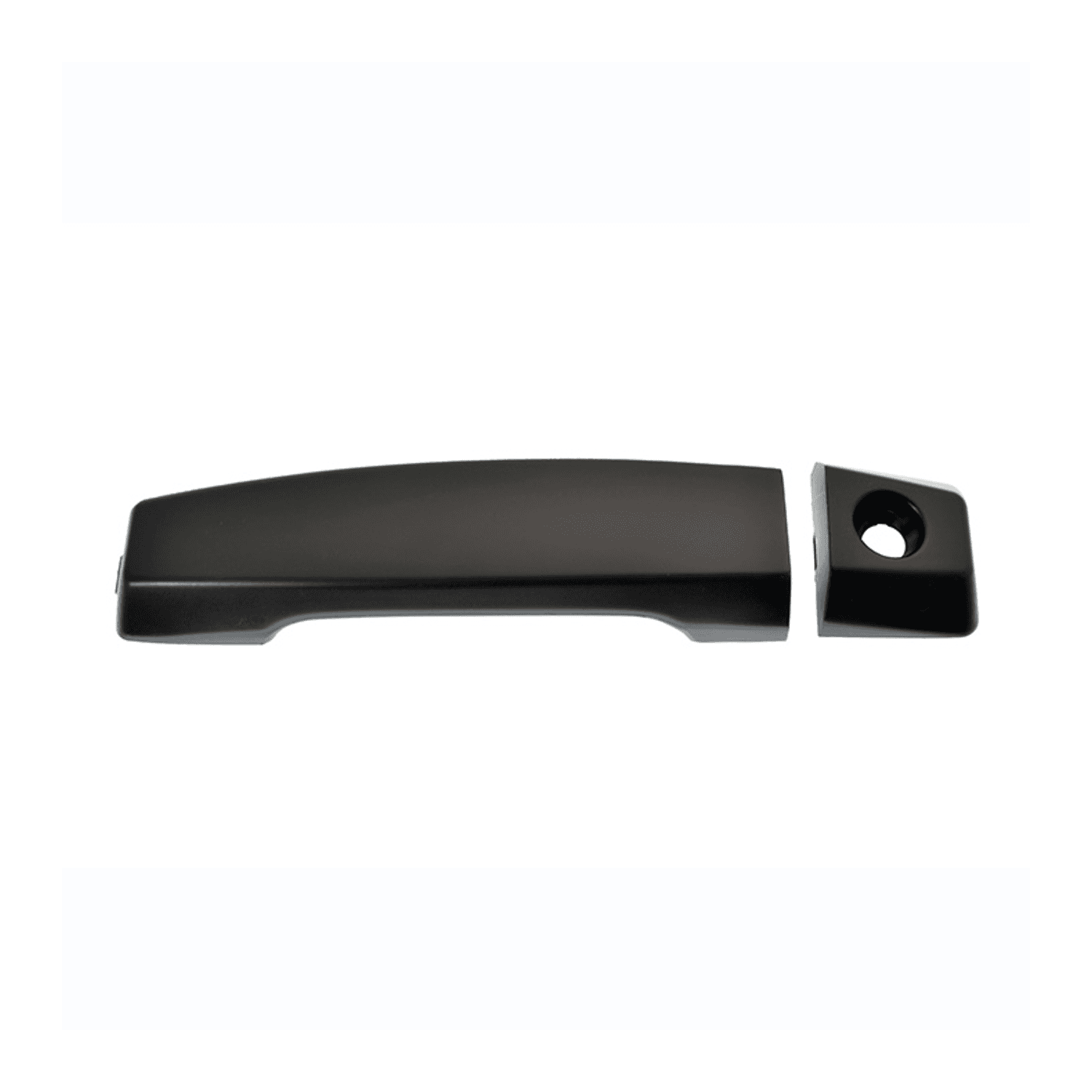 Manija Exterior Nissan Titan Xe 2004-2015 Con Hoyo Para Llave Lisa Para Pintar Negra Plastico Izquierdo Delantera Hushan