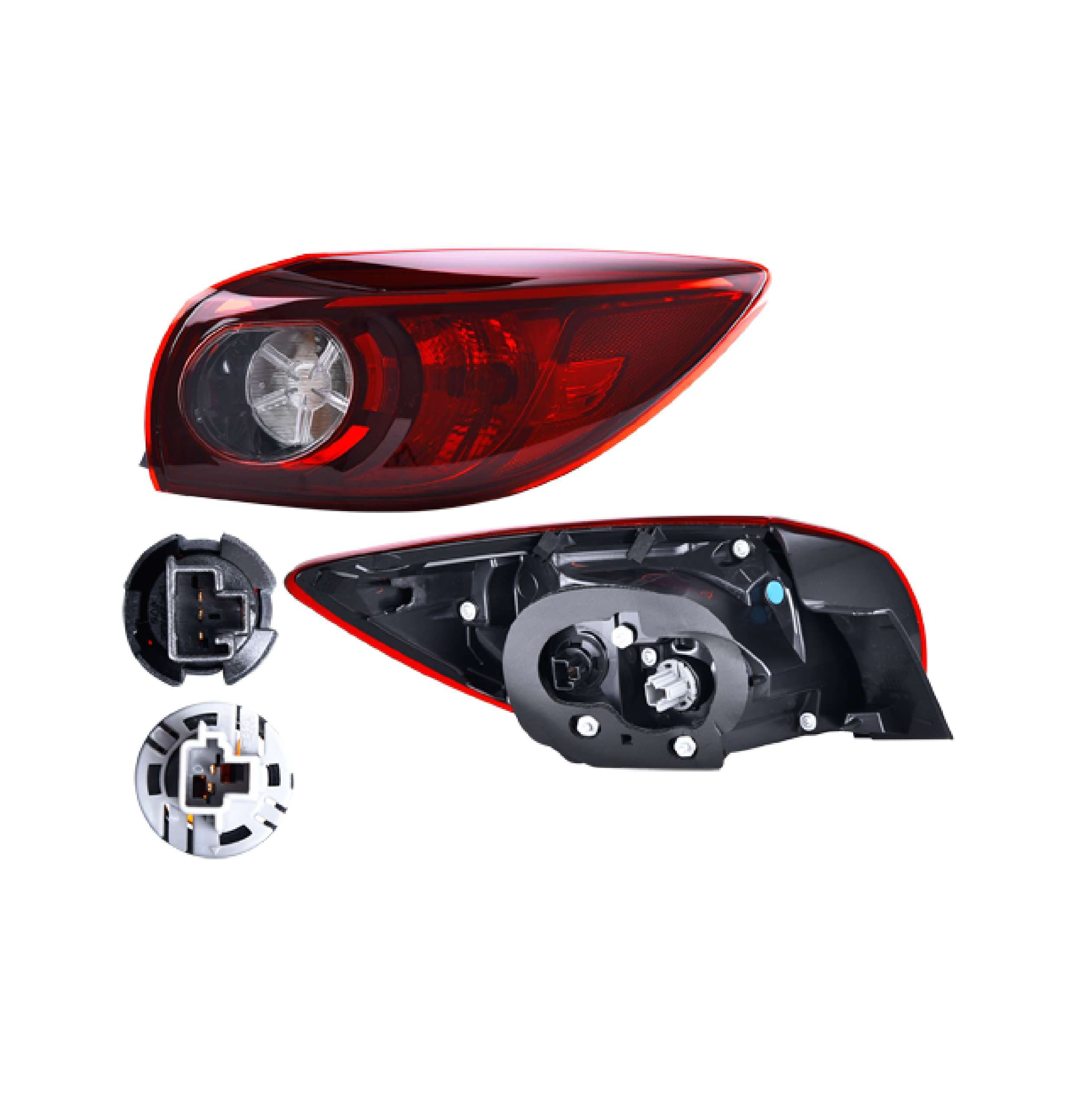 Calavera Exterior Mazda 3 H-Back 2014-2018 Depo Derecha
