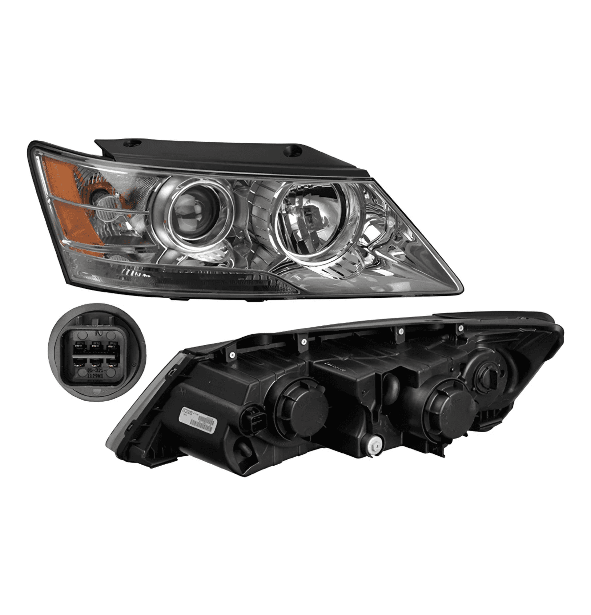 Faro Derecho Hyundai Sonata 2009-2010 Con Foco Depo