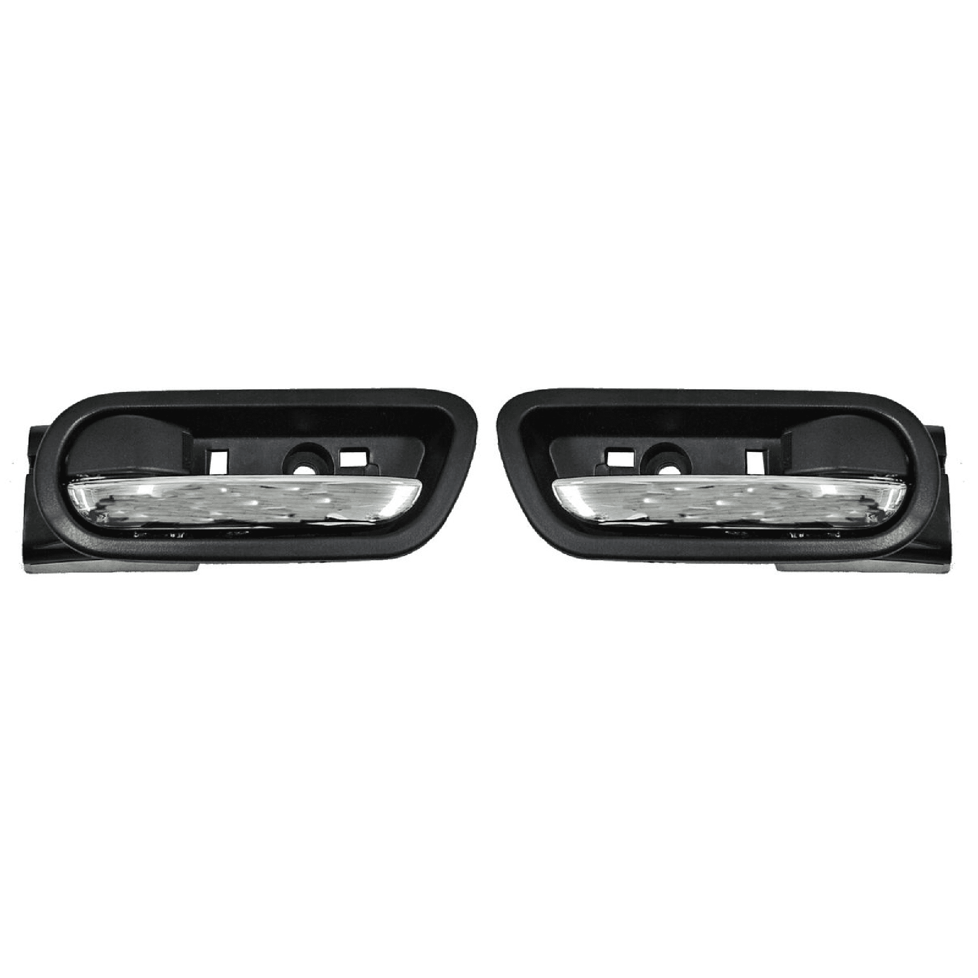 Par Manijas Interiores Mazda 6 2009-2013 Plastico Negra/ Cromo Trasera