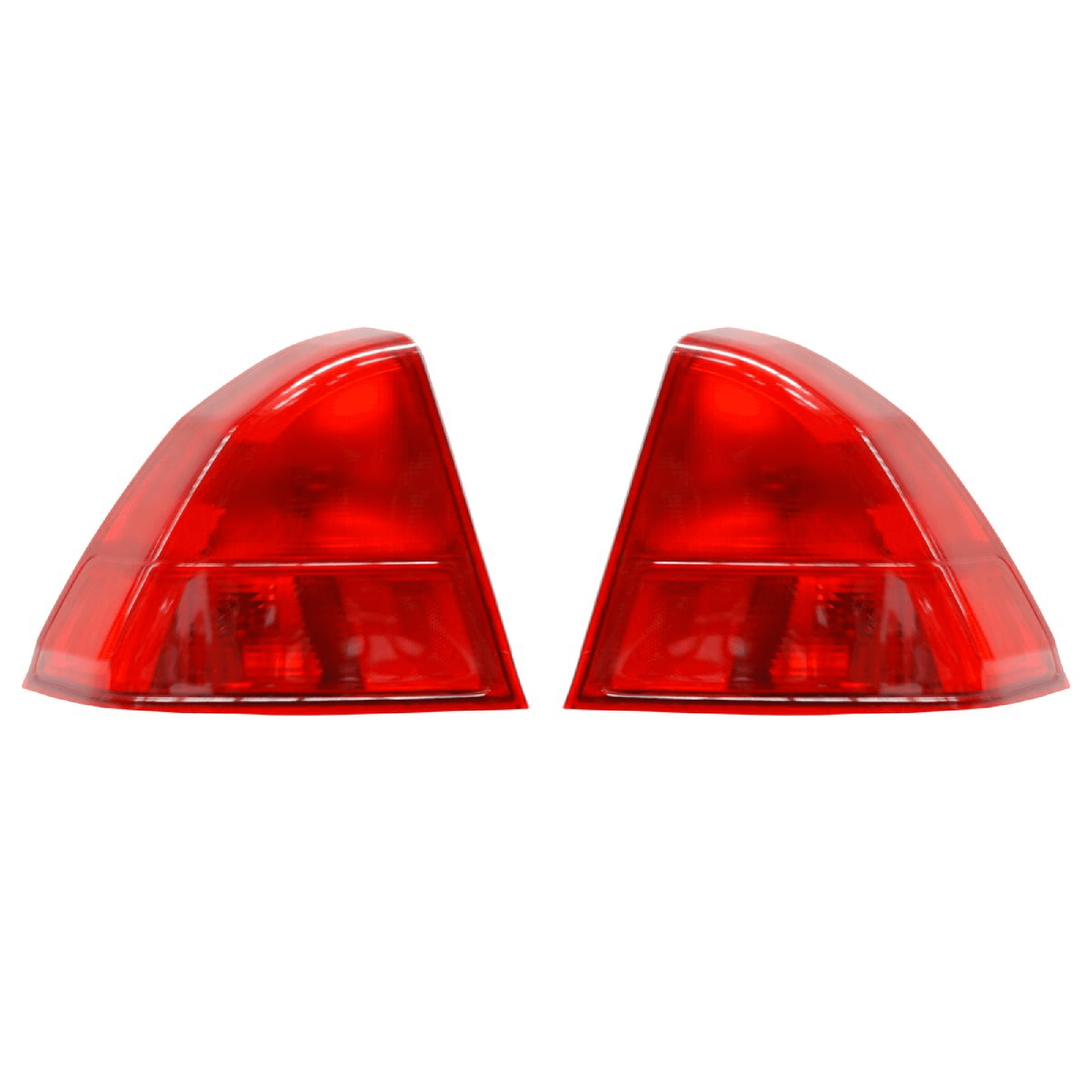 Par Calaveras Honda Civic 2001-2002 4P Rojo Exterior