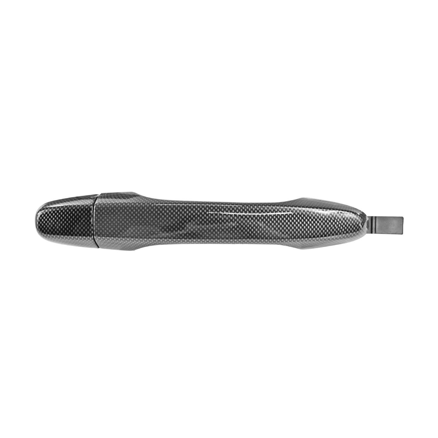 Manija Exterior De Carbon Honda Civic 2P Coupe / 4P Sedan 2012-2015 Sin Hoyo Fibra Negra Plastico Derecha Delantera Hushan