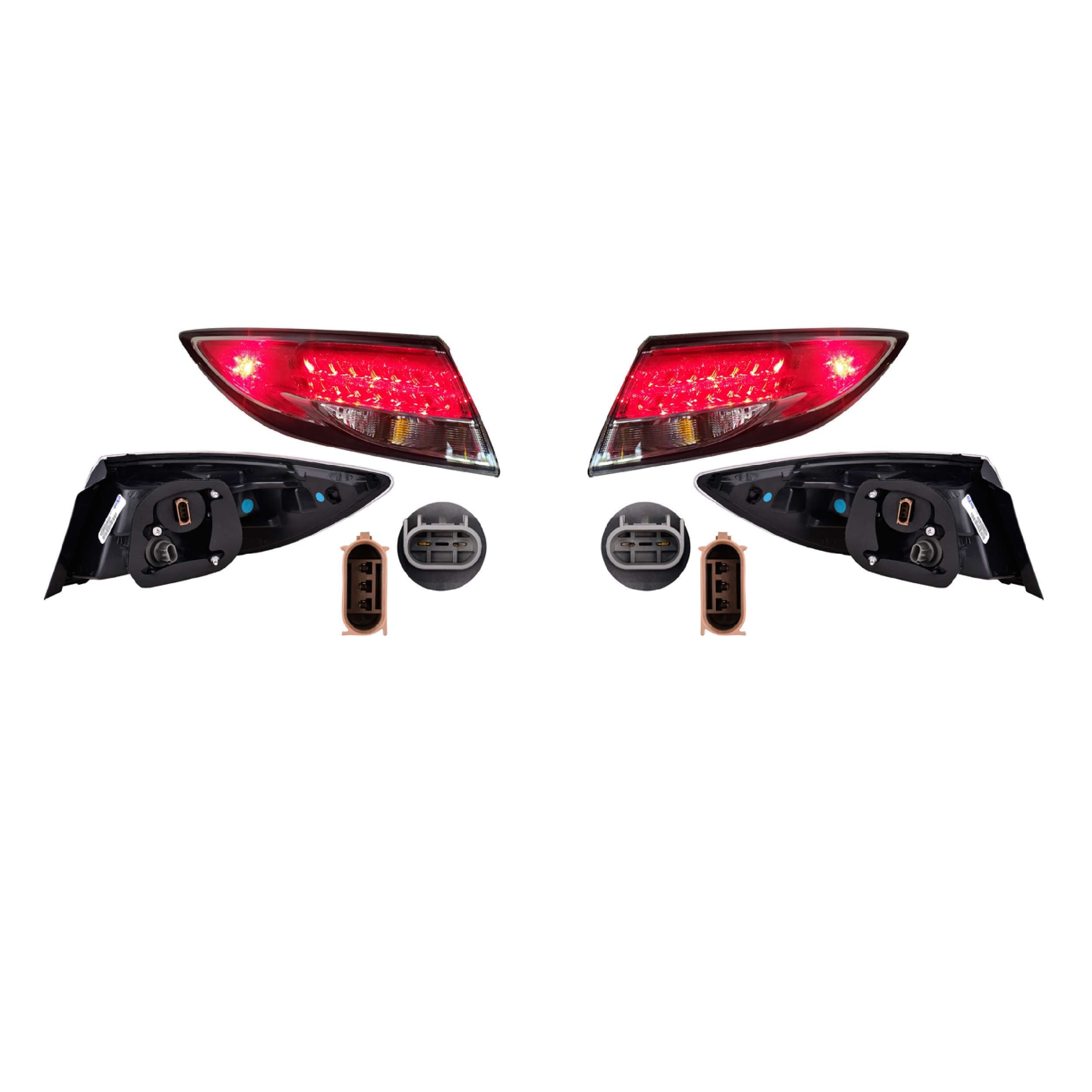 Par Calaveras Exteriores Leds Mazda 6 2009-2013 Depo