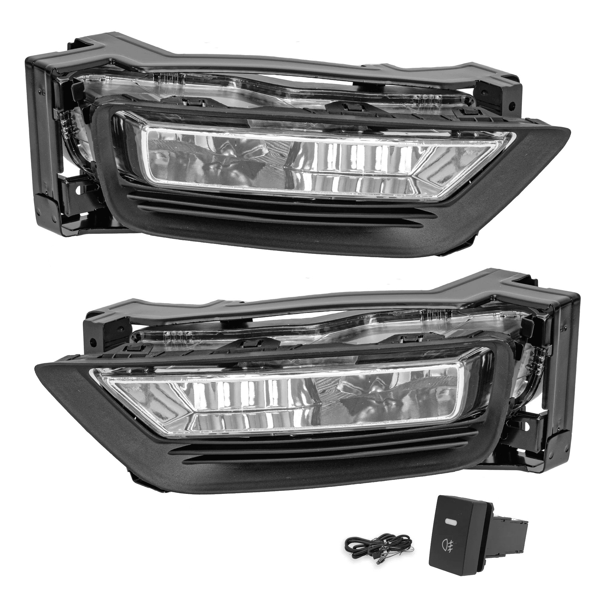 Kit faros niebla Honda Accord 4puertas 2013-2015 KIT con arnes y switch con foco