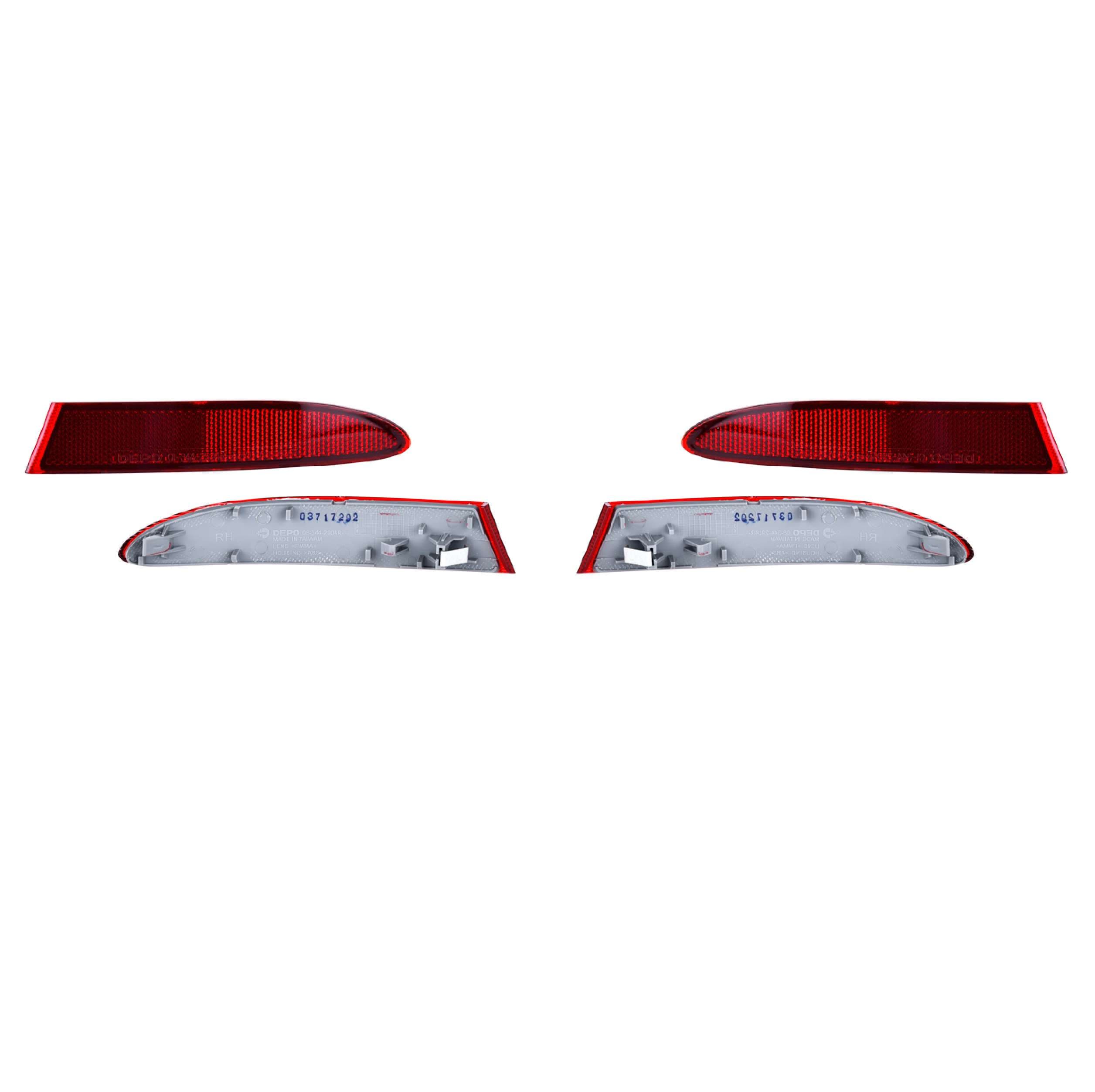 Par Cuartos Reflejante Traseros Bmw X3  2011-2016 Depo