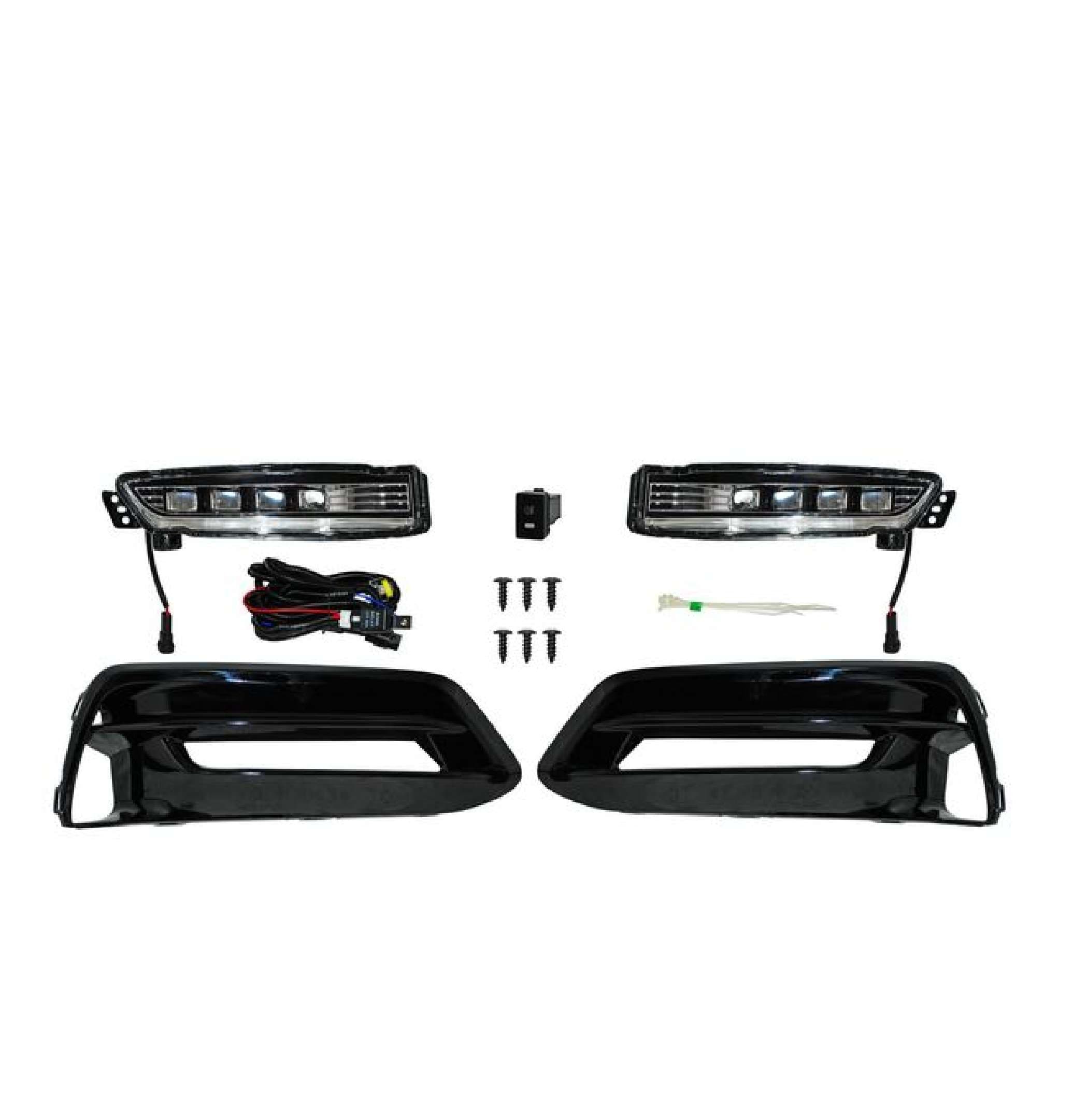 Faro Niebla Honda Accord 2018-2019 Leds Con Parrilla Juego