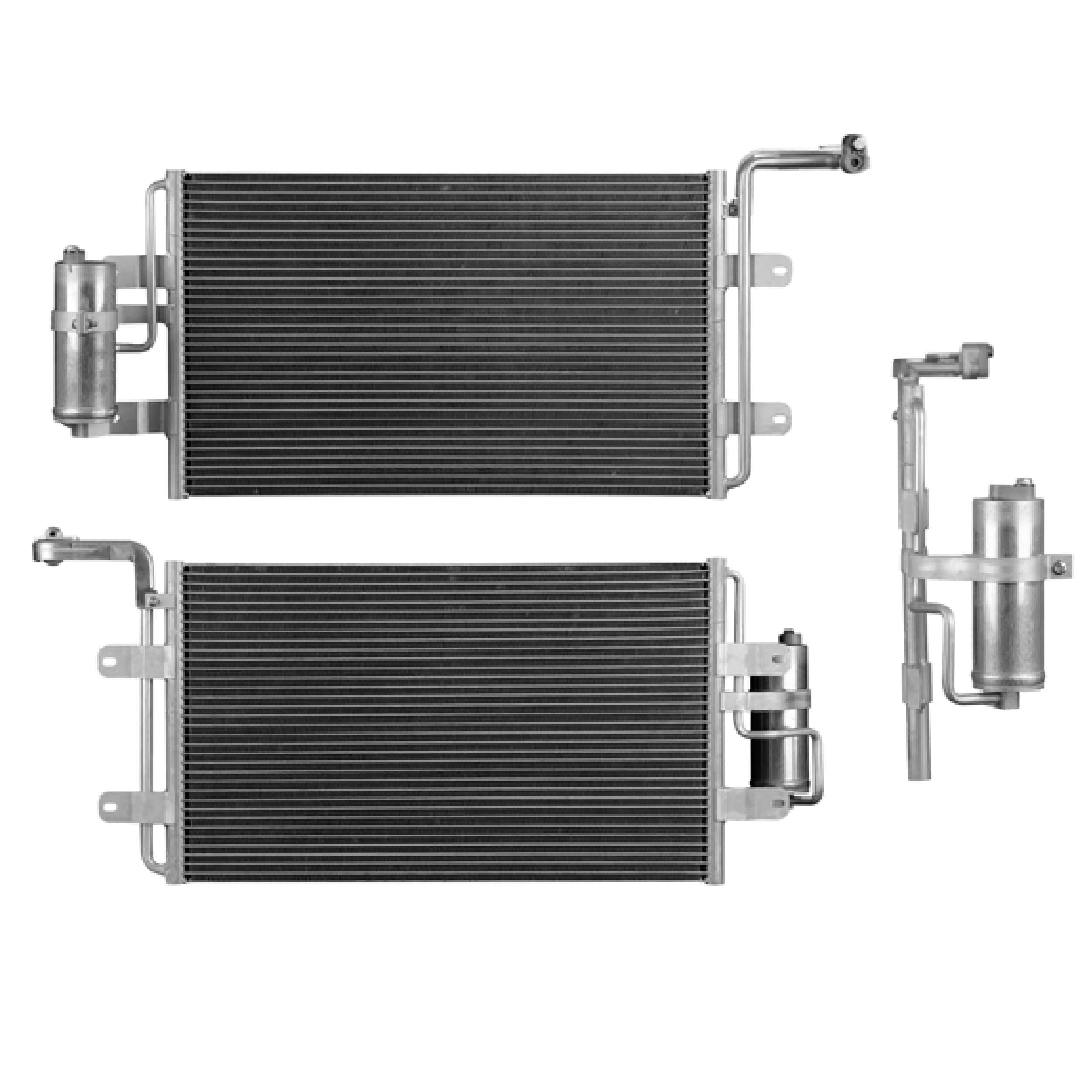 Condensador Con Desidratador Volkswagen Jetta 1.4 2019-2023 / Volkswagen Jetta 2.0 2019-2023 / Volkswagen Golf 2015-2023 / Volkswagen Gti 2015-2023 / Volkswagen Tiguan 2018-2023 / Volkswagen Arteon 2018-2024 / Audi A3 2015-2020 / Audi Tt 2016-2023 / Audi 