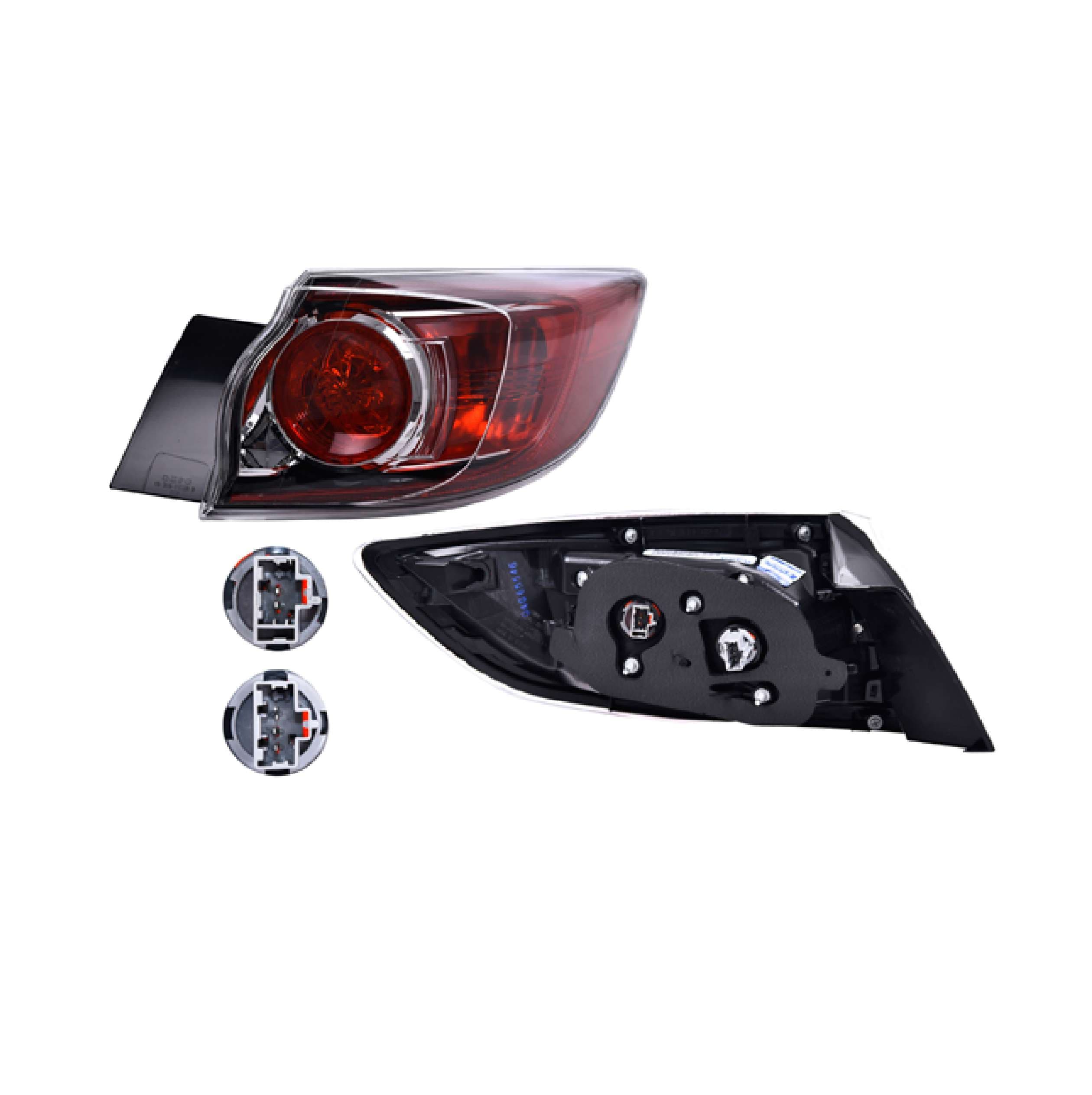 Calavera Exterior Mazda 3 H-Back 2011-2013 Depo Derecha