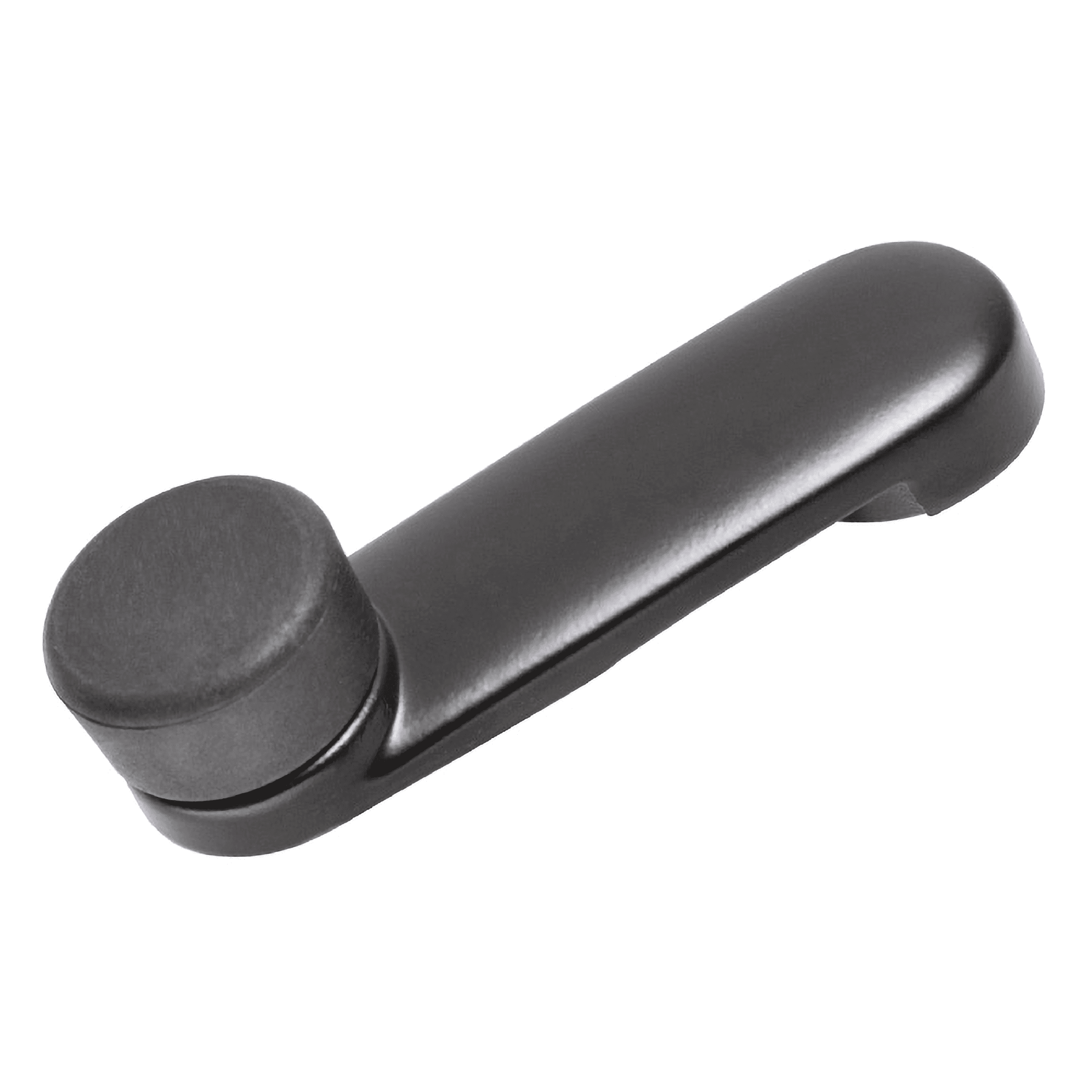 Manija De Elevar Chevrolet Chevy Joy / Pop / Swing / Pick Up 1994-2012 Negra 8 Dientes Base Toda Metal Negro Generica Generica