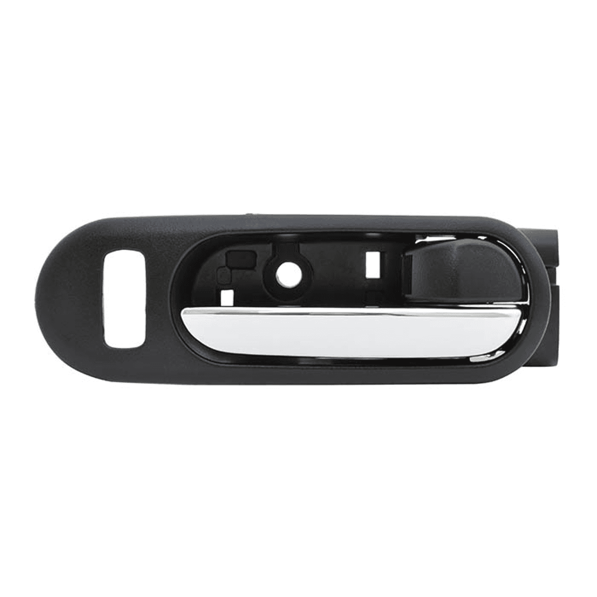 Manija Interior Mazda Cx-7 2007-2012 Con Hoyo Para Seguro Negra/Cromo Plastico Derecha Delantera Hushan