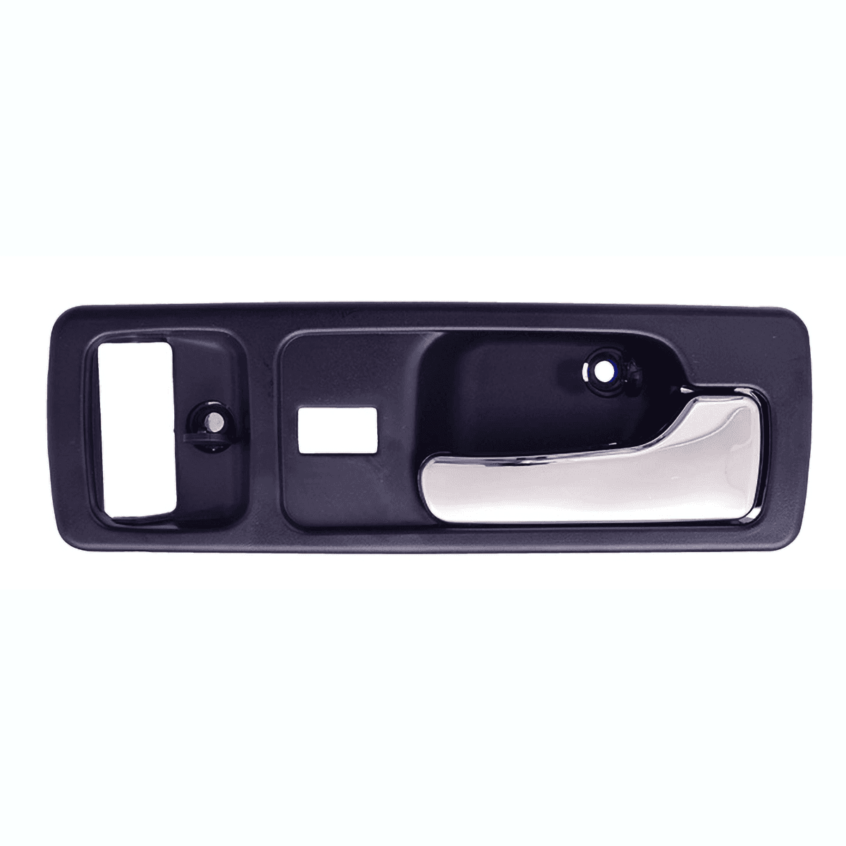 Manija Interior Honda Accord 2P Coupe 1990-1993 Con Hoyo Para Seguro Electrico Azul/Cromada Plastico Derecha Delantera Hushan