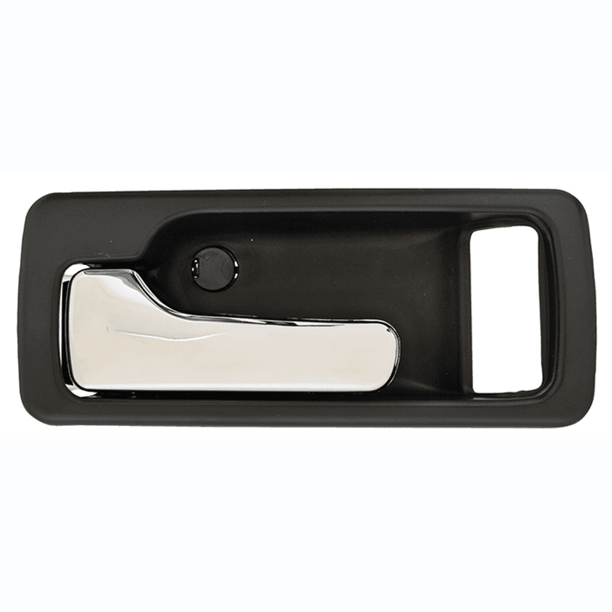 Manija Interior Honda Accord 2P Coupe 1990-1993 Con Hoyo Para Seguro Manual Negra/Cromo Plastico Izquierdo Delantera Hushan