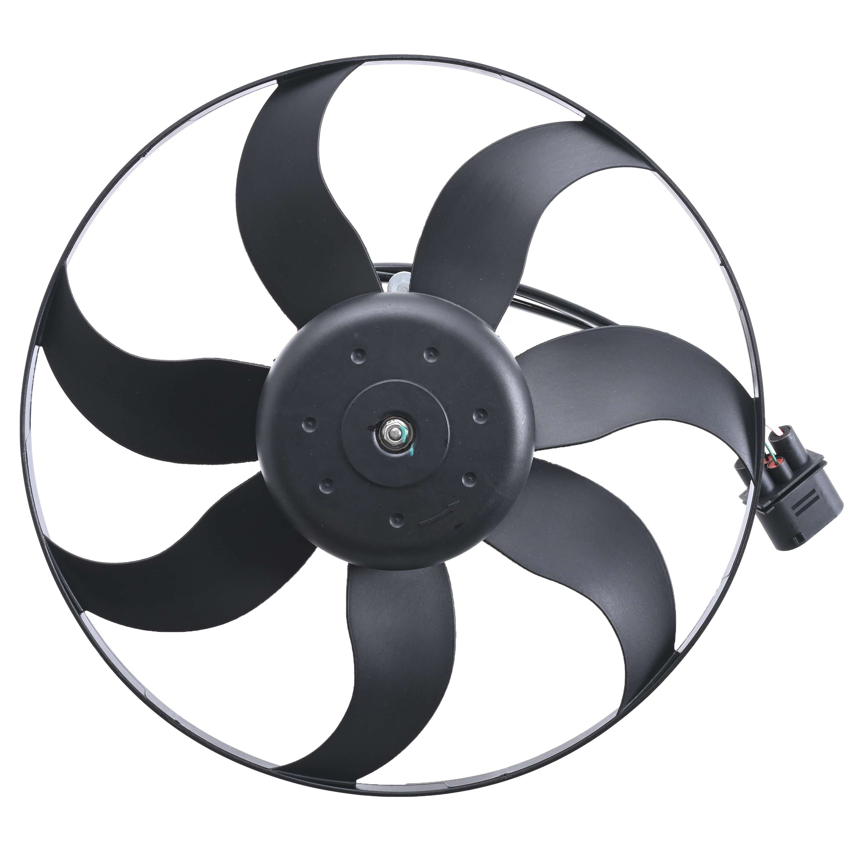Motoventilador 4 Pines/2 Terminales Audi A3 2004-2013 / S3 2004-2012 / Volkswagen Bora 2005-2008 / Caddy 2014-2020 / Golf 2010-2013 / Jetta 2.0L 2005-2018 / Jetta 2.5L 2005-2018 / Passat 2012-2018