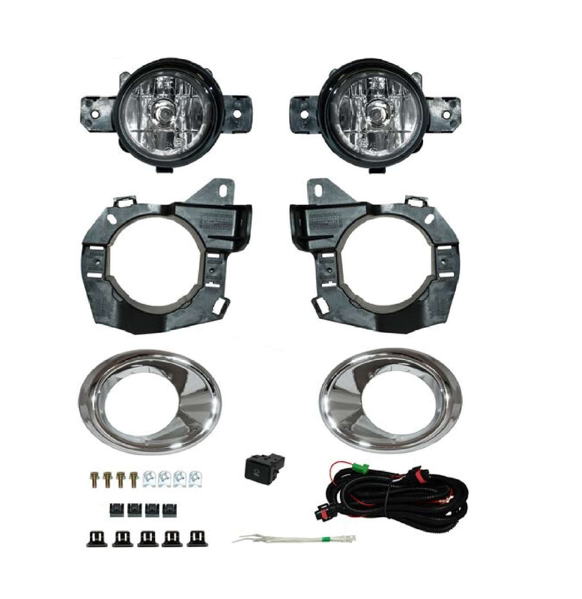 Faro Niebla Nissan Pathfinder 2013-2016 Con Parrilla Juego