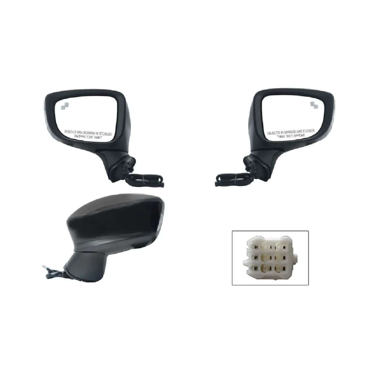 Par Espejos Mazda 3 Sedan 2014-2015-2016 Elect P/Pint Tpo