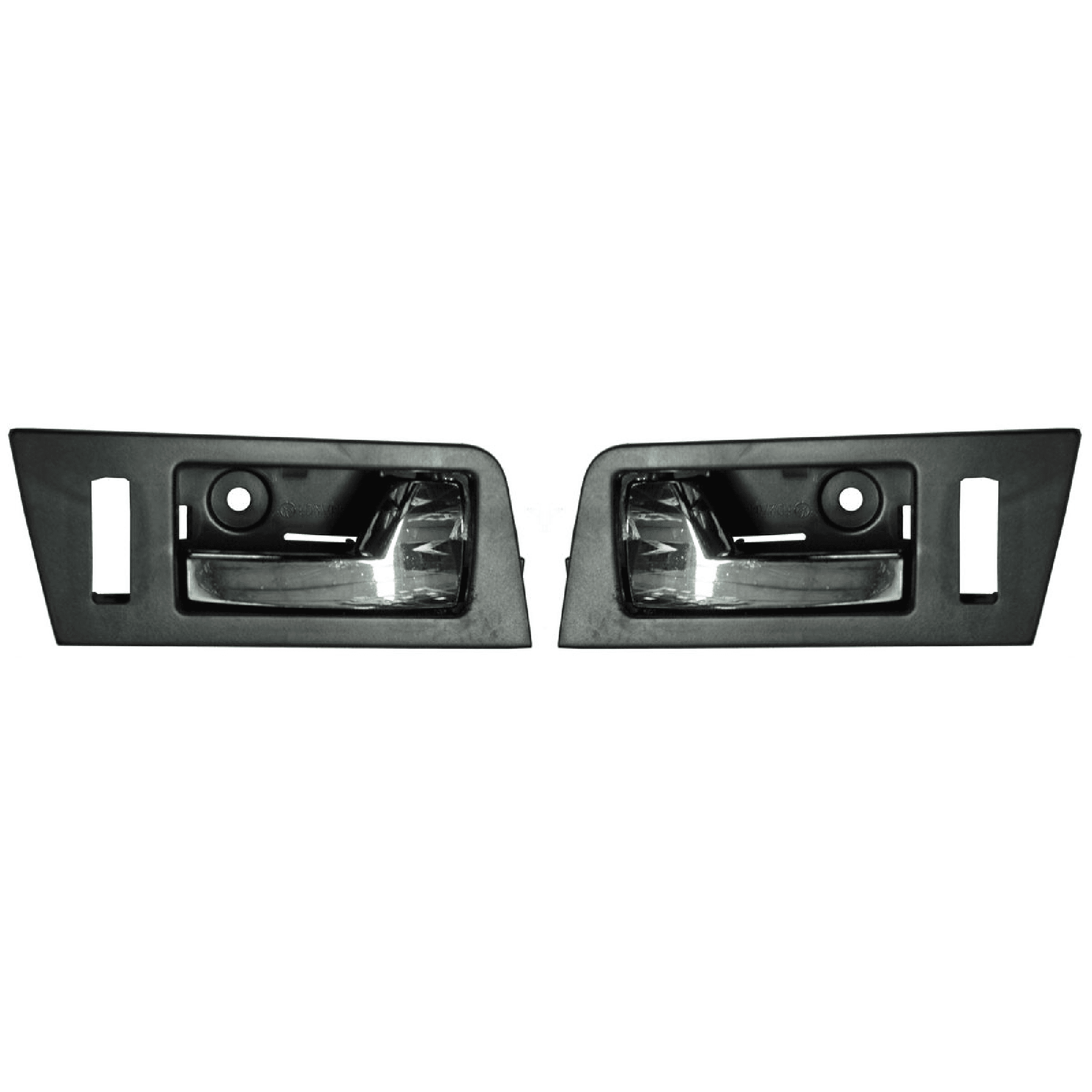 Par Manijas Interiores Ford Escape 2008-2012/ Ford Focus/Mercury Mariner 2008-2011 Negra/ Cromo Seguro Electrico Delantera Plastico