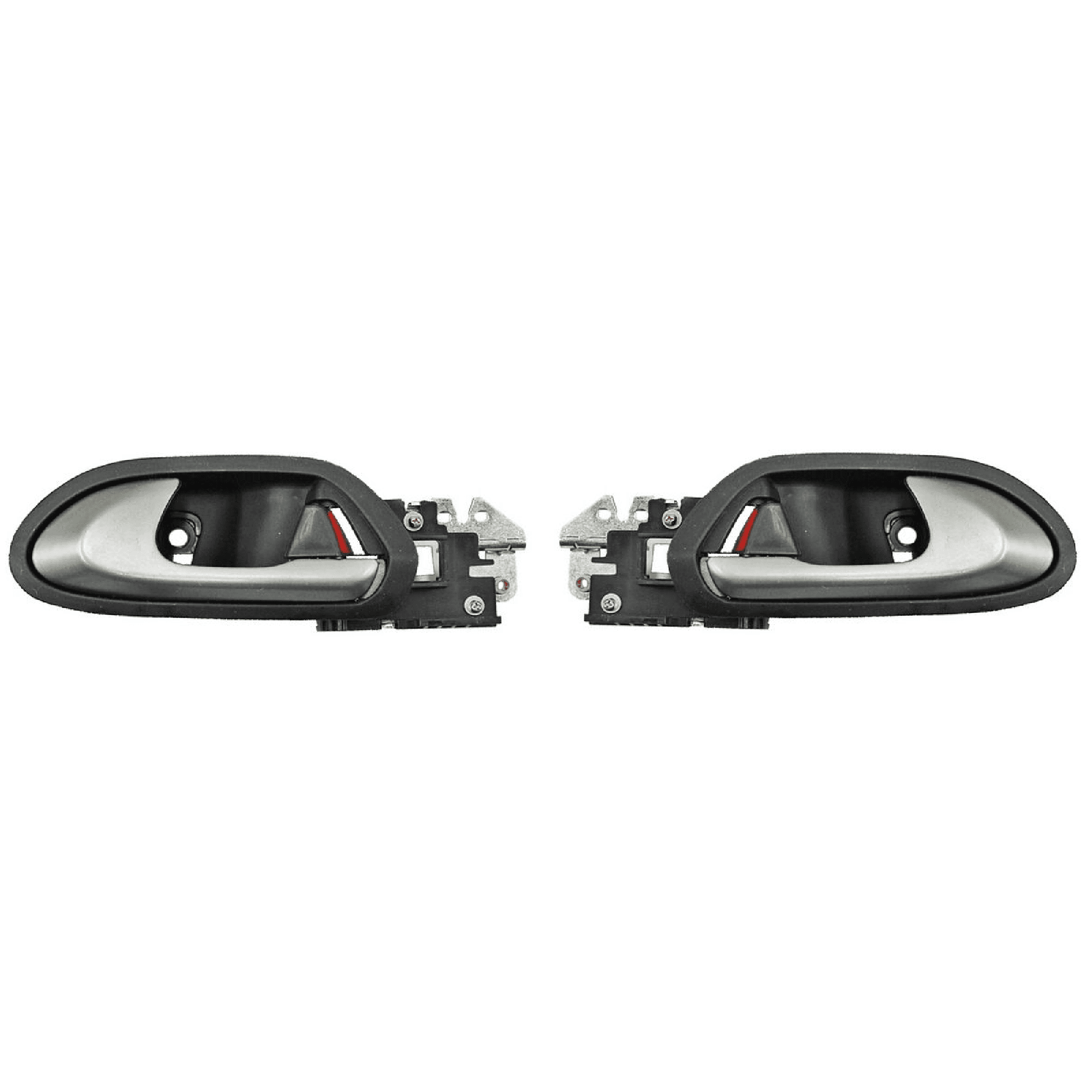 Par Manijas Interiores Honda Civic 2006-2011 coupe Negra/ Plata Plastico
