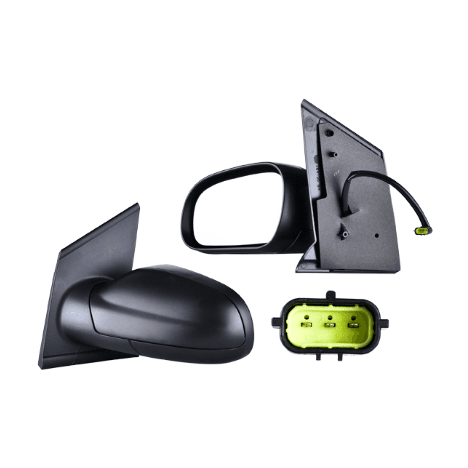 Espejo Izquierdo Negro Corrugado Volkswagen Lupo 2005-2009 / Volkswagen Crossfox 2007-2010 / Volkswagen Sport Van 2007-2010