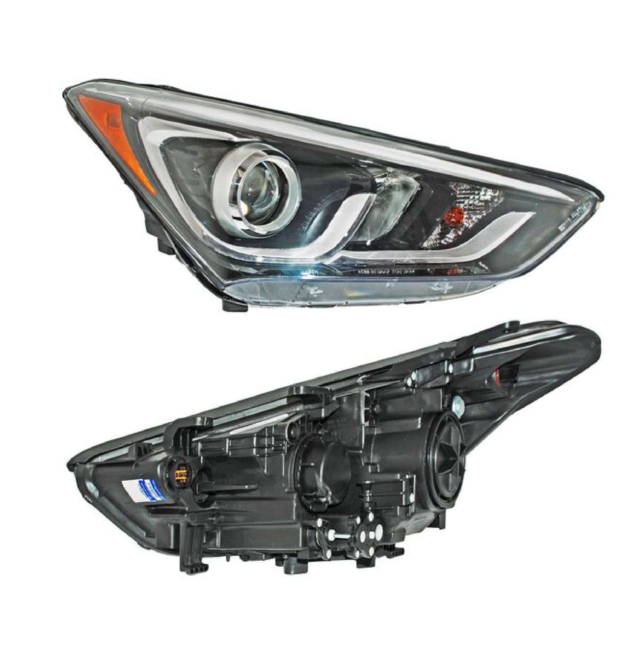 Faro Para Hyundai Santa Fe Sport 2017-2018 Derecho