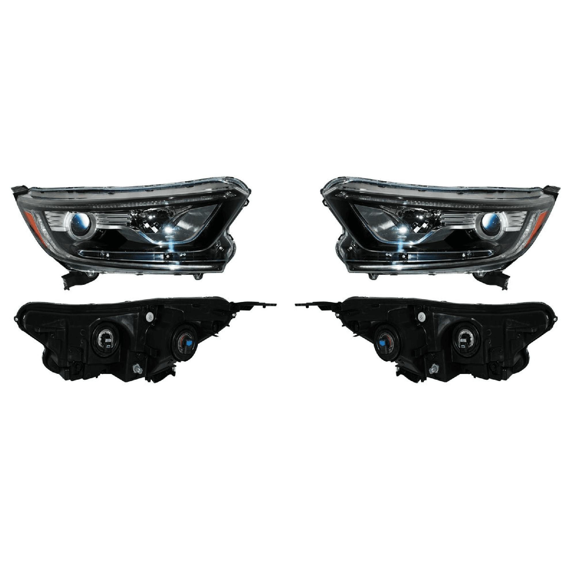 Par Faros Honda Crv 2017-2019 Leds