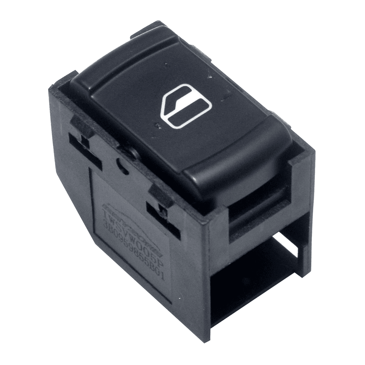 Control Electrico De Elevador Volkswagen Jetta Clasico 2008-2015 4 Pines 1 Tecla Negro 12V Delantera/Trasera Derecha/Izquierda Delantera Manijauto