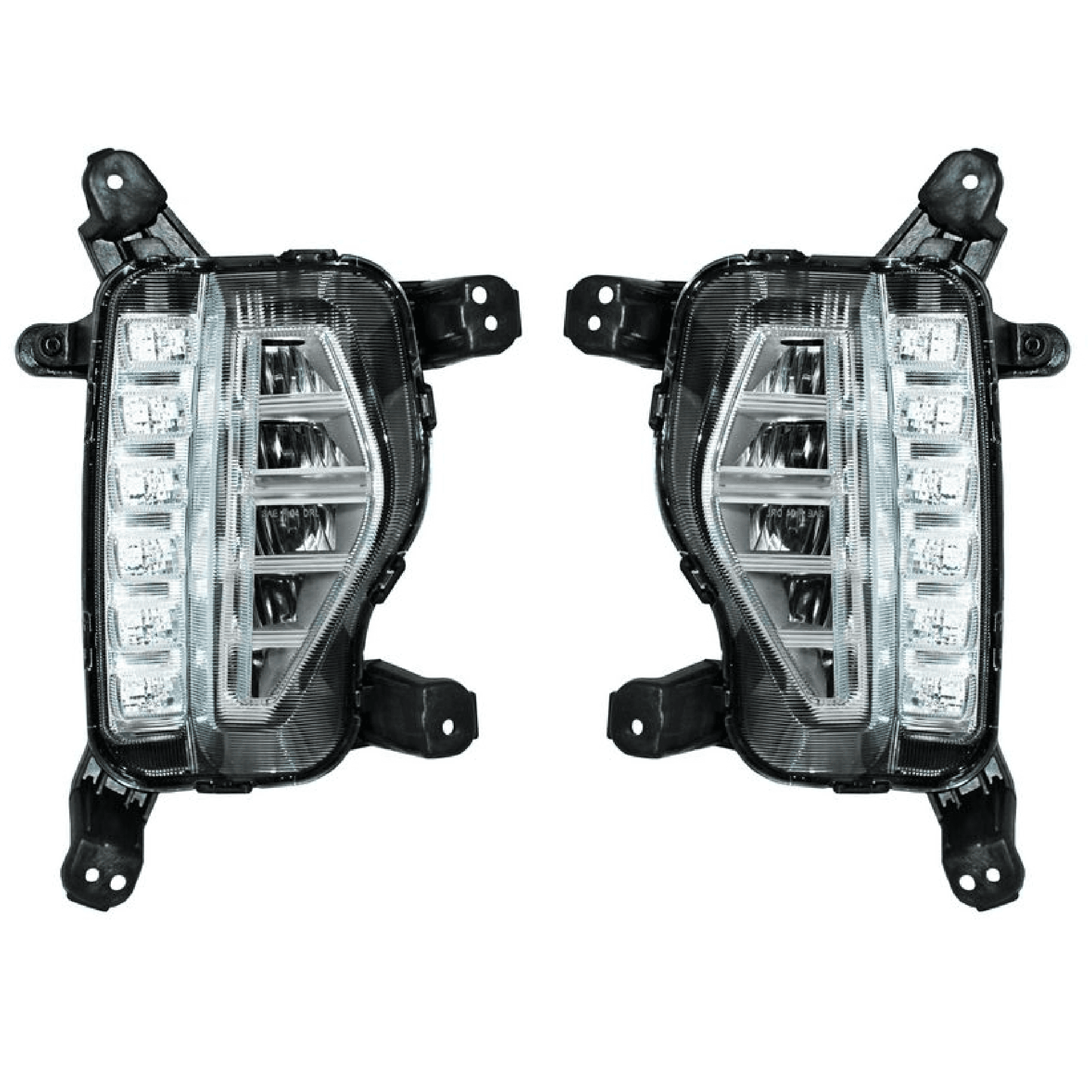 Par Faros Niebla P/hyundai Santa Fe Gls/Limited 2017 Leds