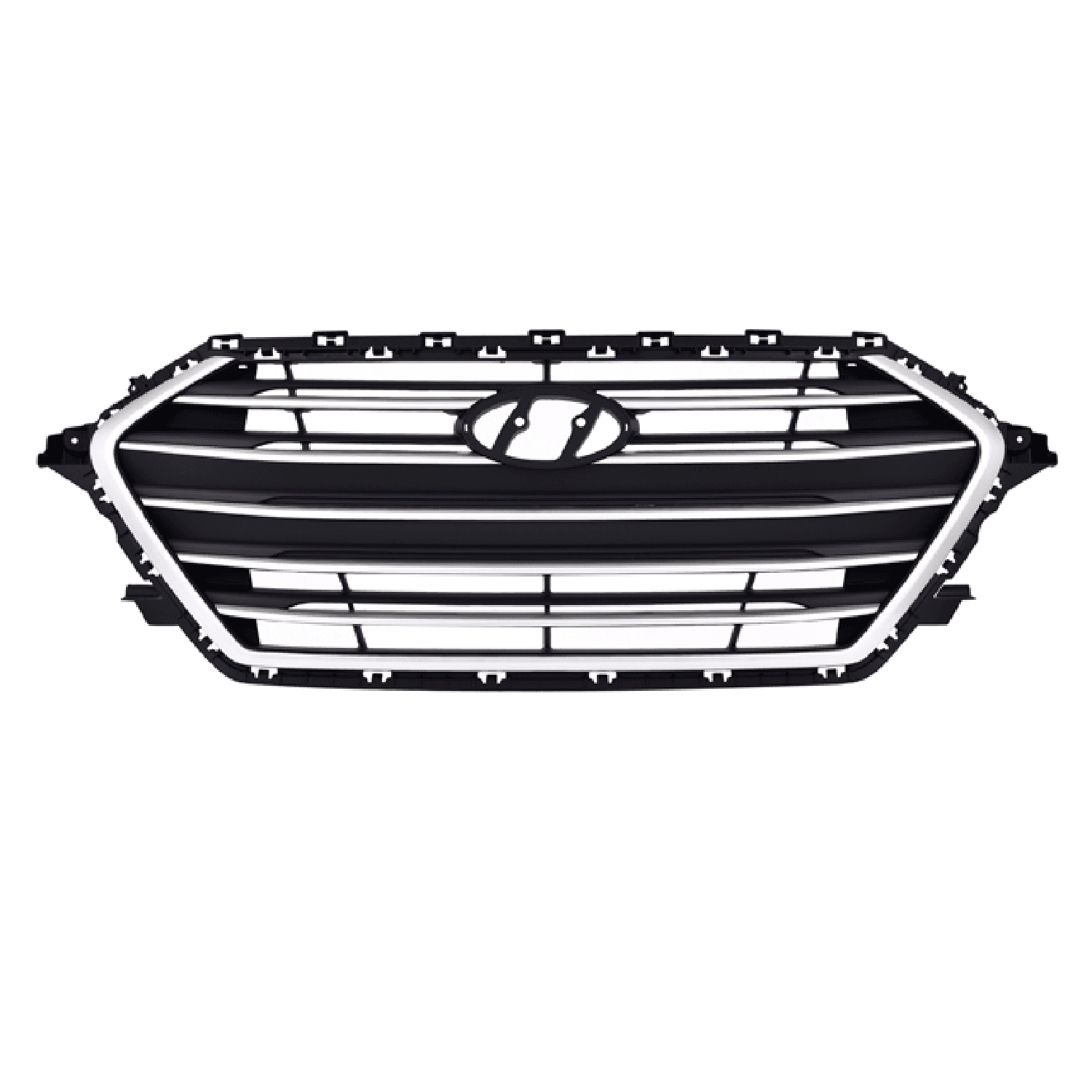Parrilla Plata P/Hyundai Elantra 2017-2018