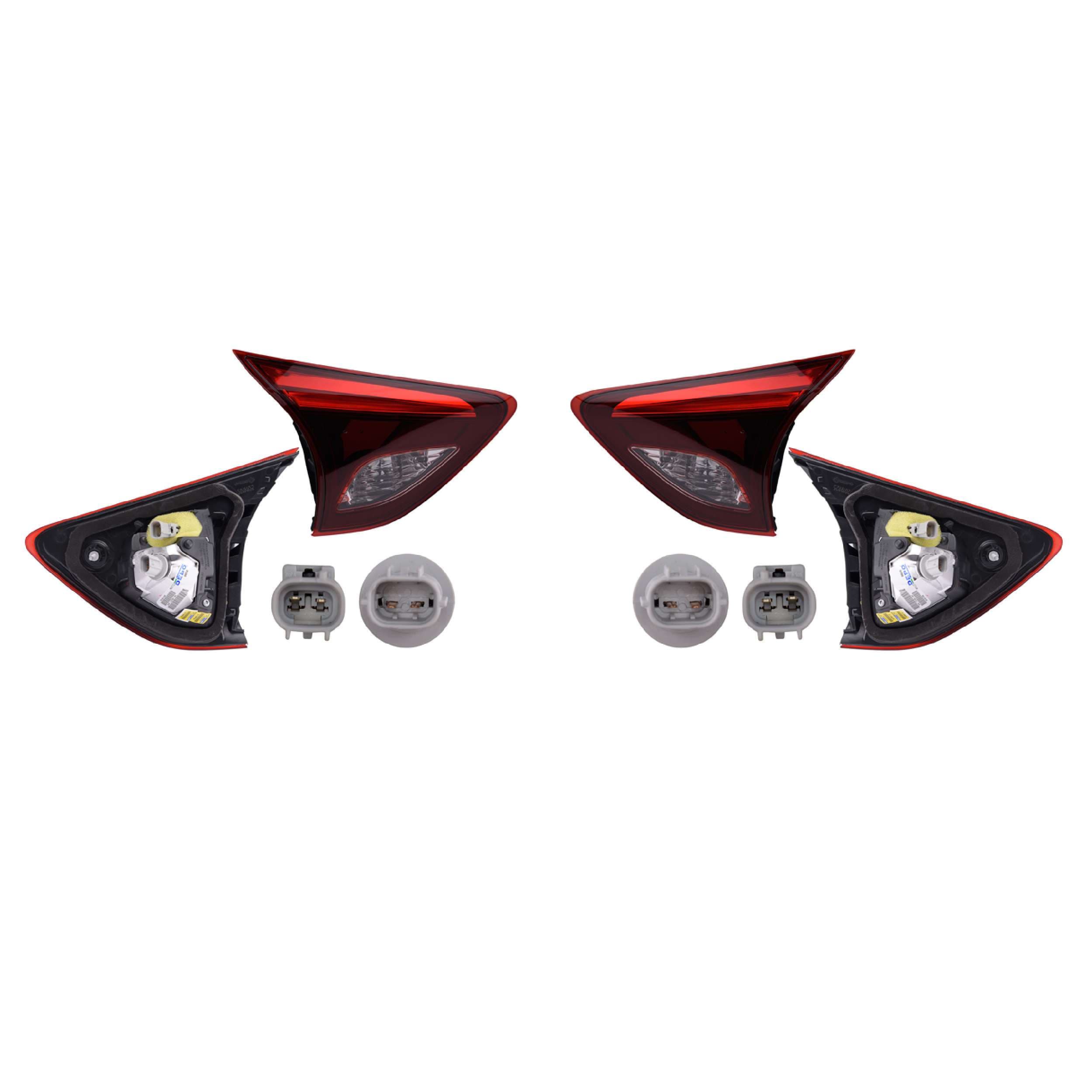 Par Calaveras Interiores Leds Mazda Cx5 2016-2017 Depo