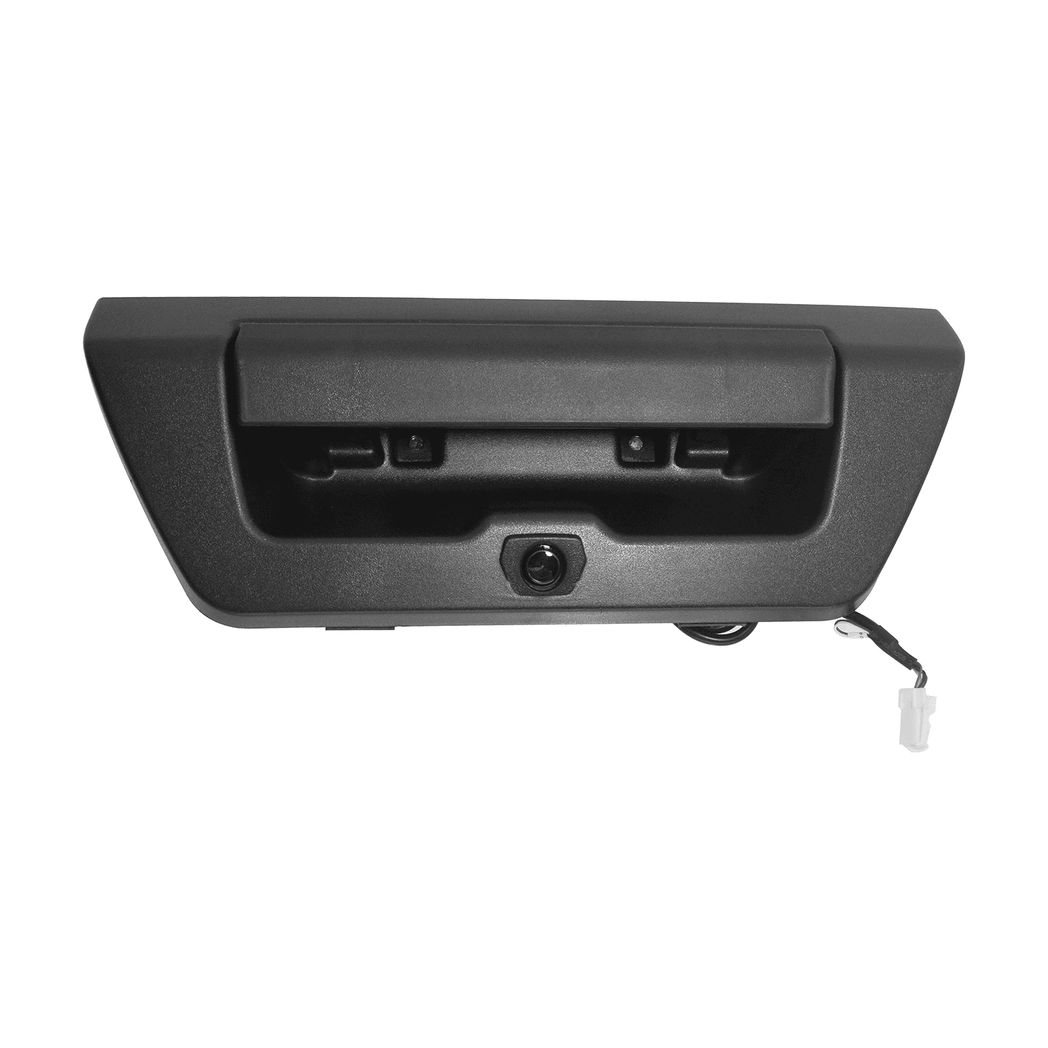Manija De Tapa Ford F-150 2015-2017 Con Camara Integrada C/Cableado P/Adaptar 8Mts Corrugada Negra Plastico Tapa Caja Trasera Hushan