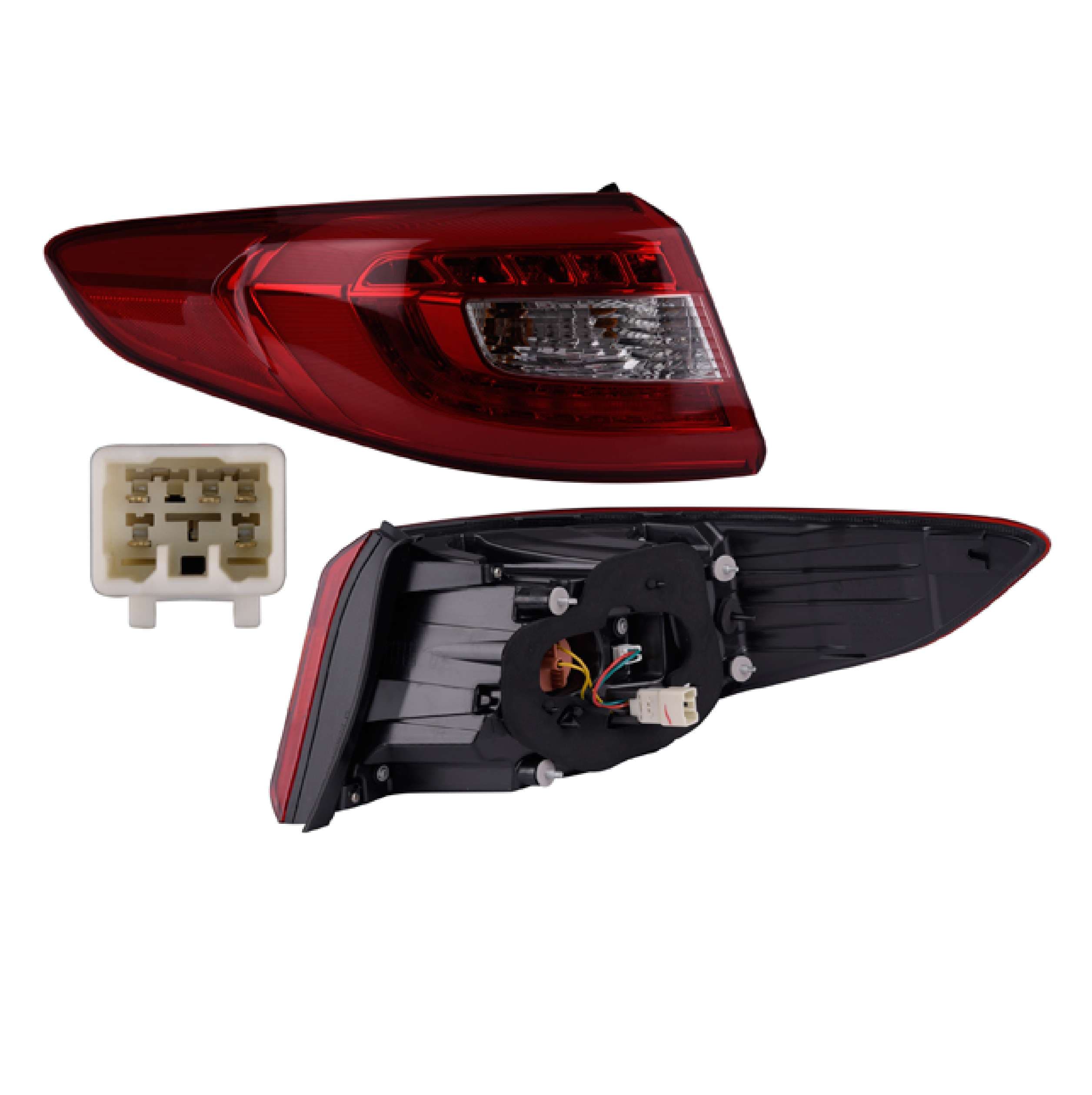 Calavera Exterior Led P/Hyundai Sonata 2015-2017 Depo Izquierda