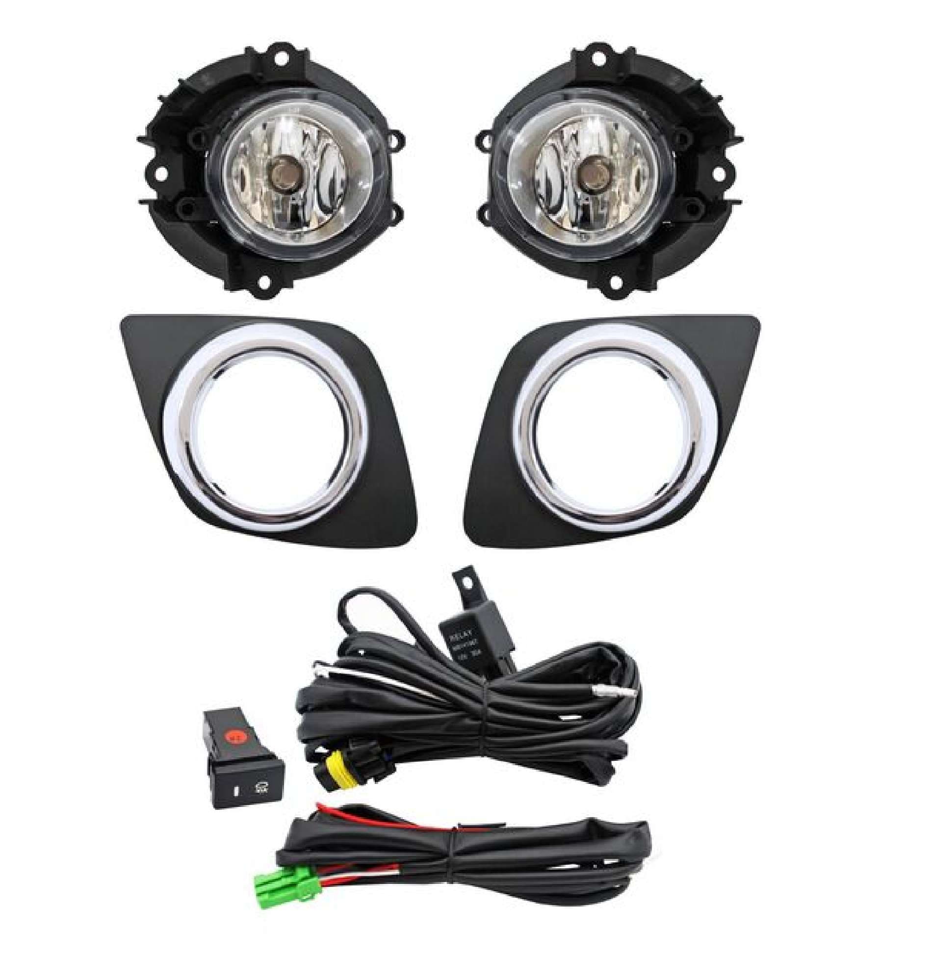 Faro Niebla Toyota Rav4 2009-2012 Con Parrilla Juego