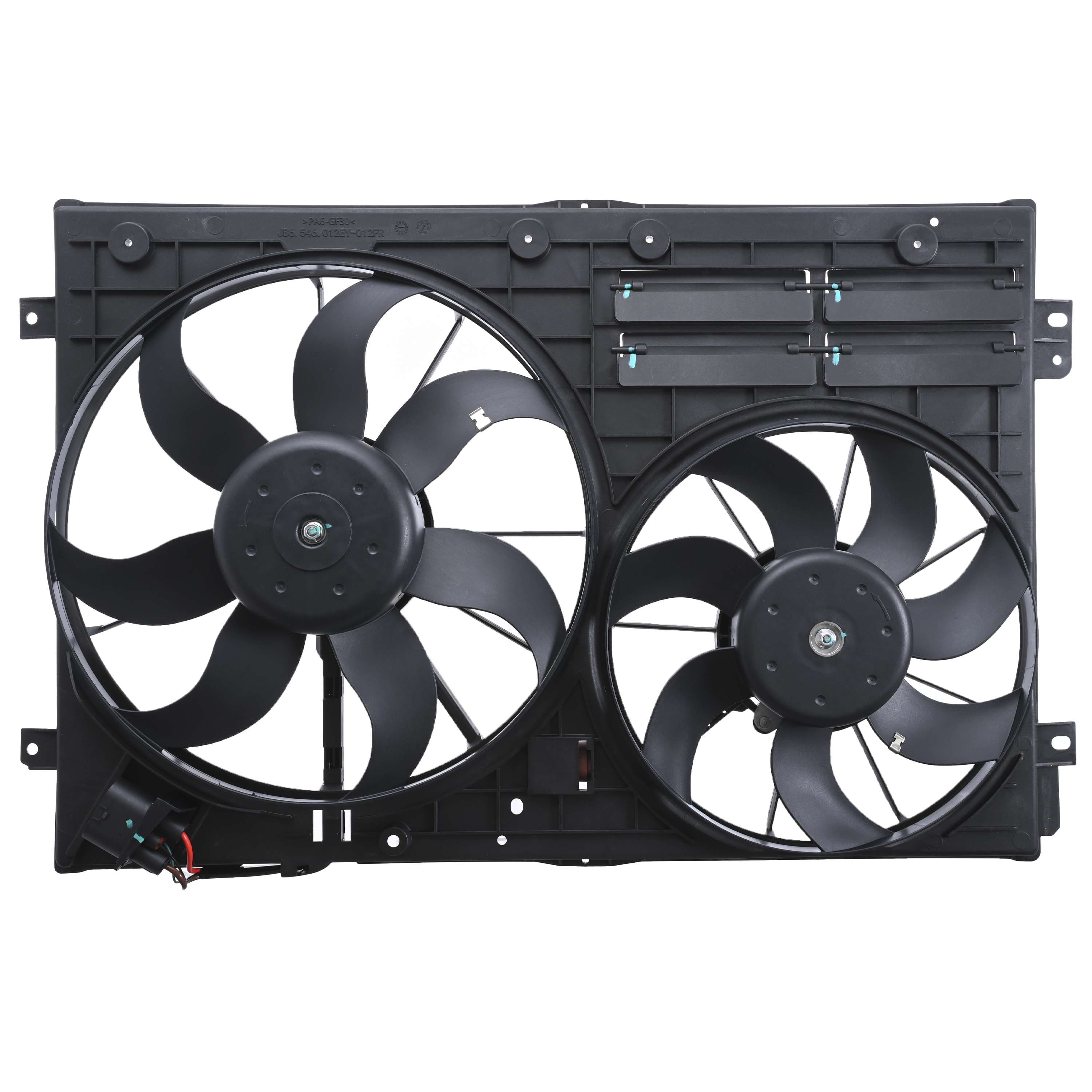 Motoventilador 4 Pines Audi A3 2006-2013 / Tt 2008-2015 / Volkswagen Bora 2006-2010 / Golf 2010-2013 / Gti 2006-2014 / Jetta 1.9L 2008-2018 / Jetta 2.0L 2008-2018 / Jetta 2.5L 2008-2018 / Passat 2006-2018 / Tiguan 2009-2018