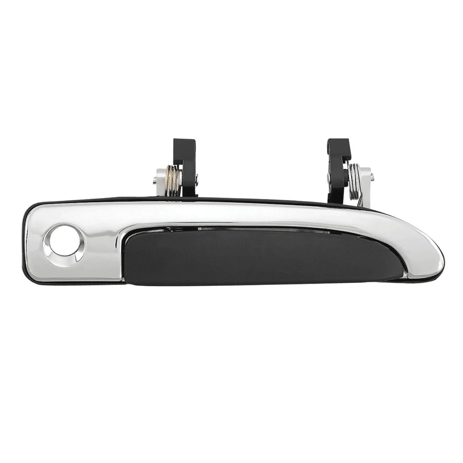 Manija Exterior Ford Crown Victoria 1992-2011 Con Hoyo Para Llave Corrugada Negra/Cromo Plastico Derecha Delantera Hushan